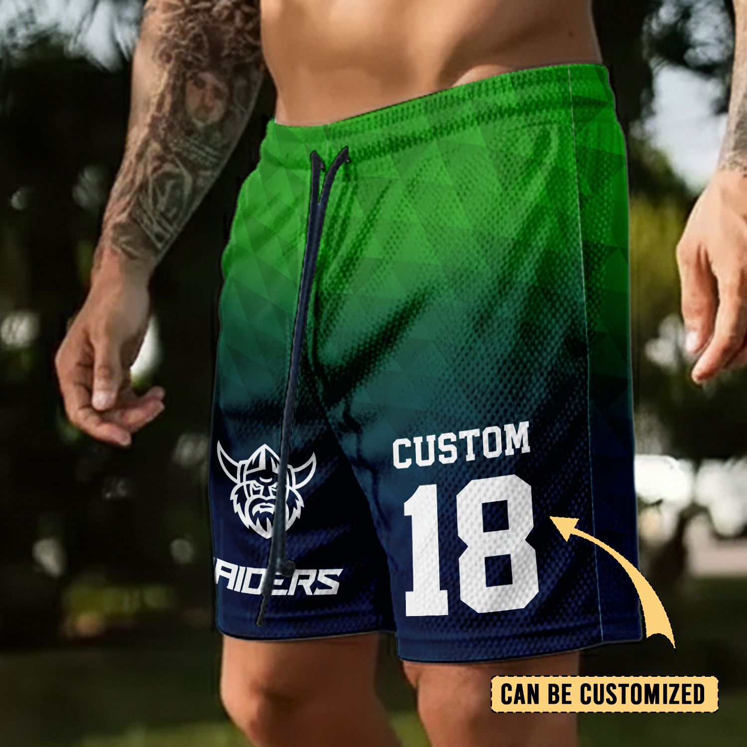 Auspiritmerch Canberra Raiders Personalized Short Pants Gift For Fans