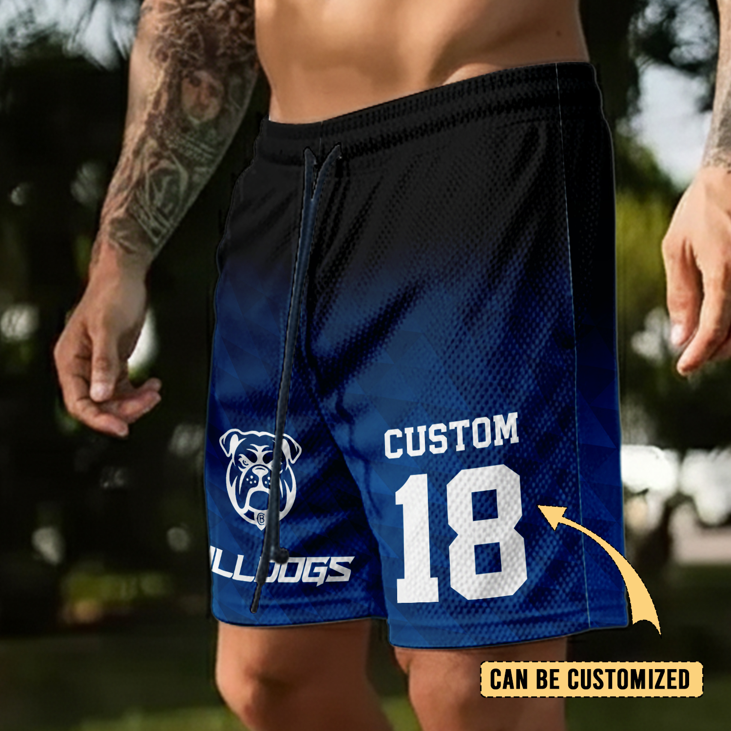 Auspiritmerch Canterbury-Bankstown Bulldogs Personalized Short Pants Gift For Fans