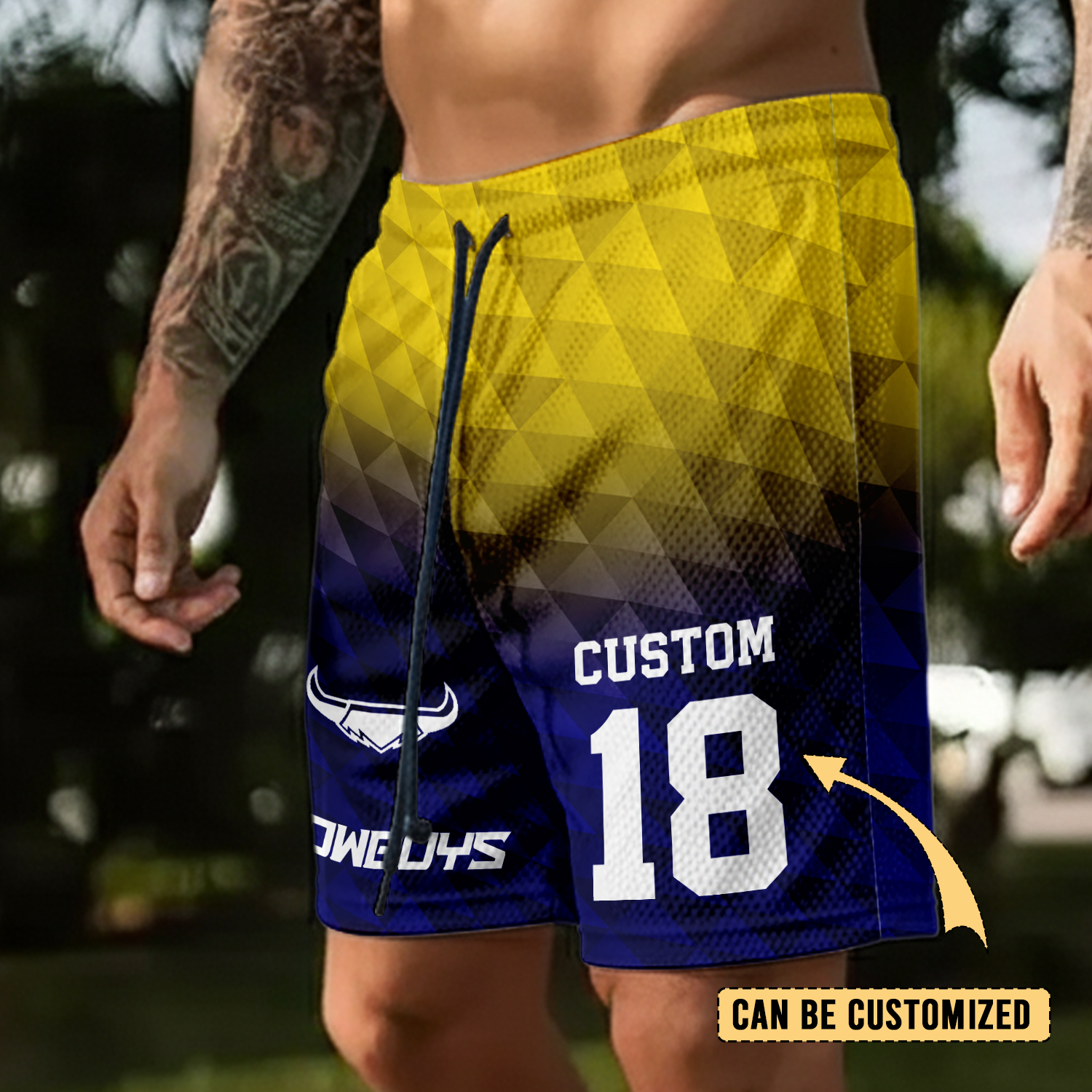 Auspiritmerch North Queensland Cowboys Personalized Short Pants Gift For Fans
