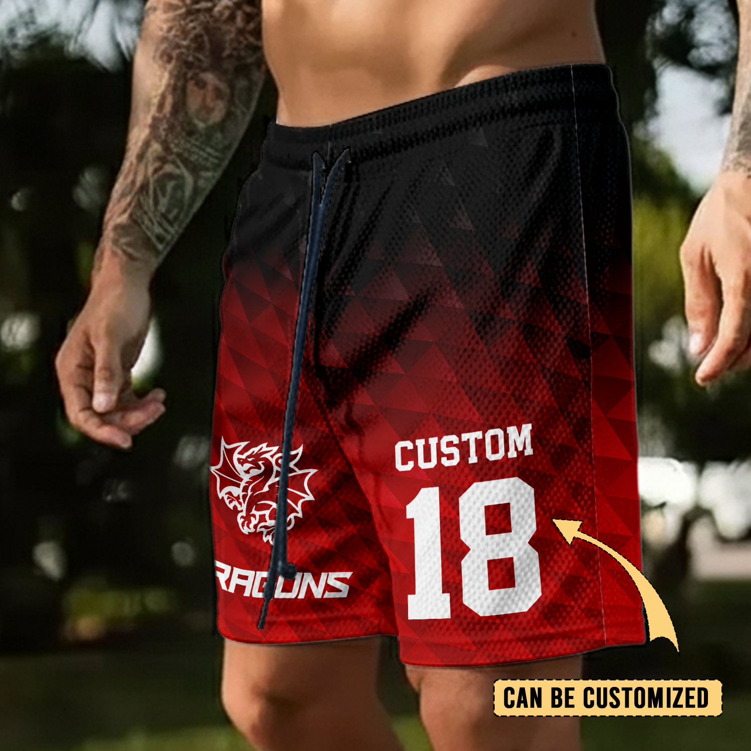 Auspiritmerch St. George Illawarra Dragons Personalized Short Pants Gift For Fans