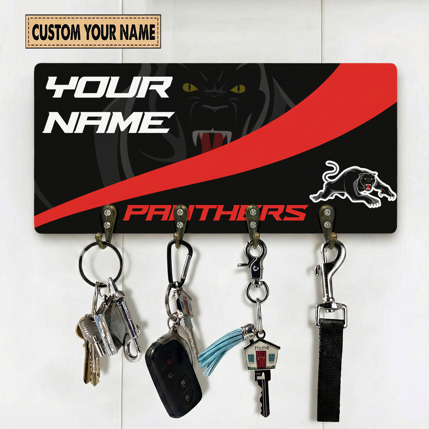 Auspiritmerch Penrith Panthers Personalized Key Holder Gifts For Fans