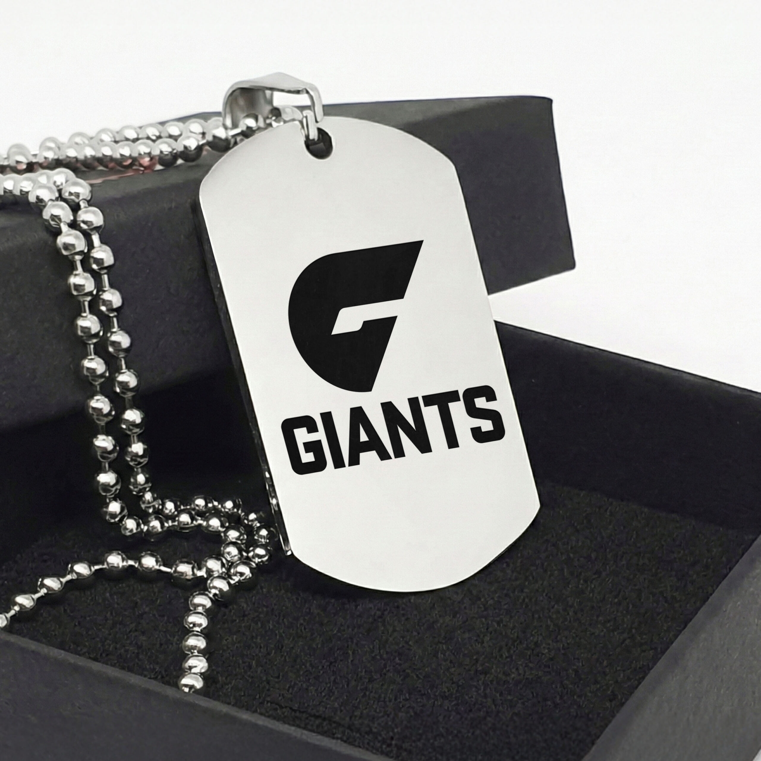Auspiritmerch GWS Giants Personalized Necklace Dog Tag For Fans
