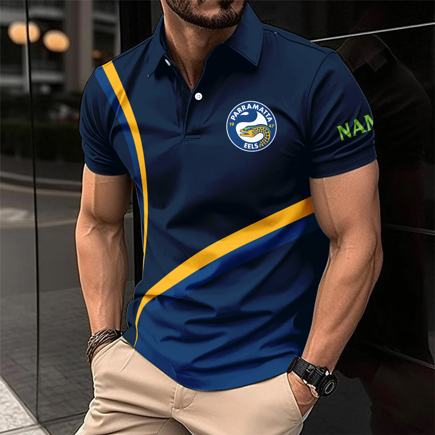 Auspiritmerch Parramatta Eels Personalized Polo Shirt Gift For Fans