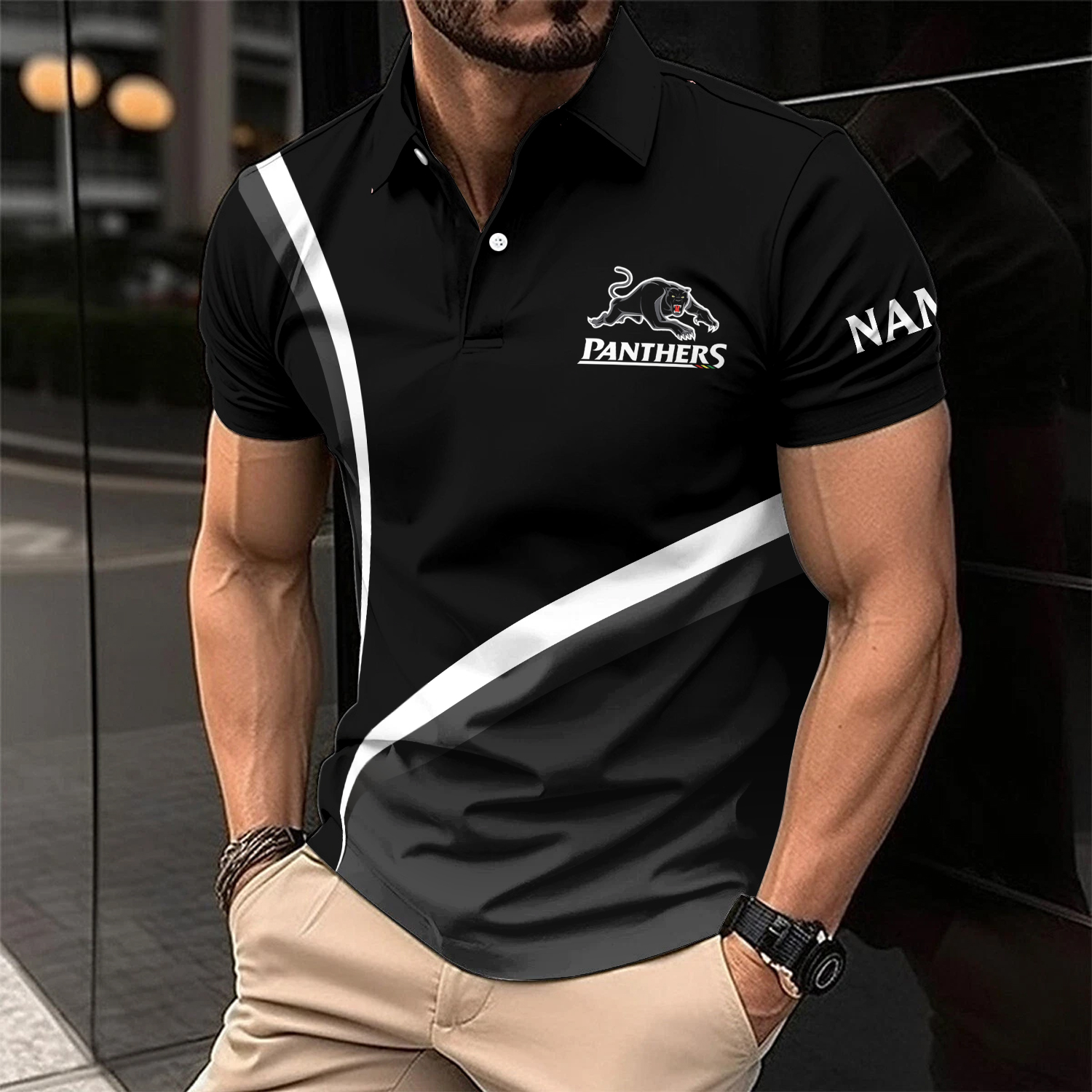 Auspiritmerch Penrith Panthers Personalized Polo Shirt Gift For Fans