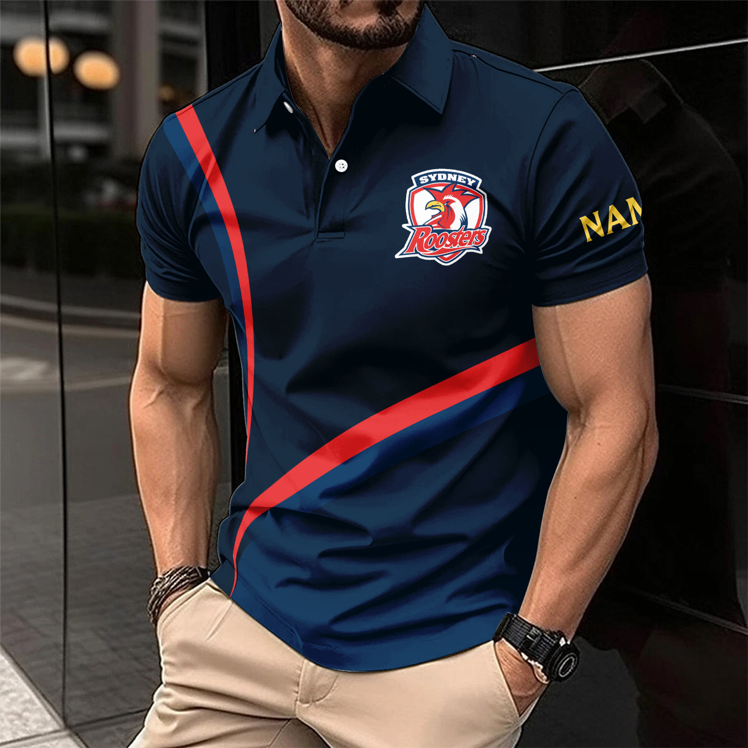 Auspiritmerch Sydney Roosters Personalized Polo Shirt Gift For Fans