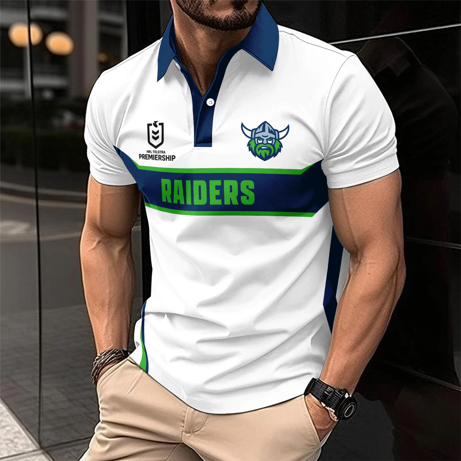 Auspiritmerch Canberra Raiders Personalized Polo Shirt Gift For Fans