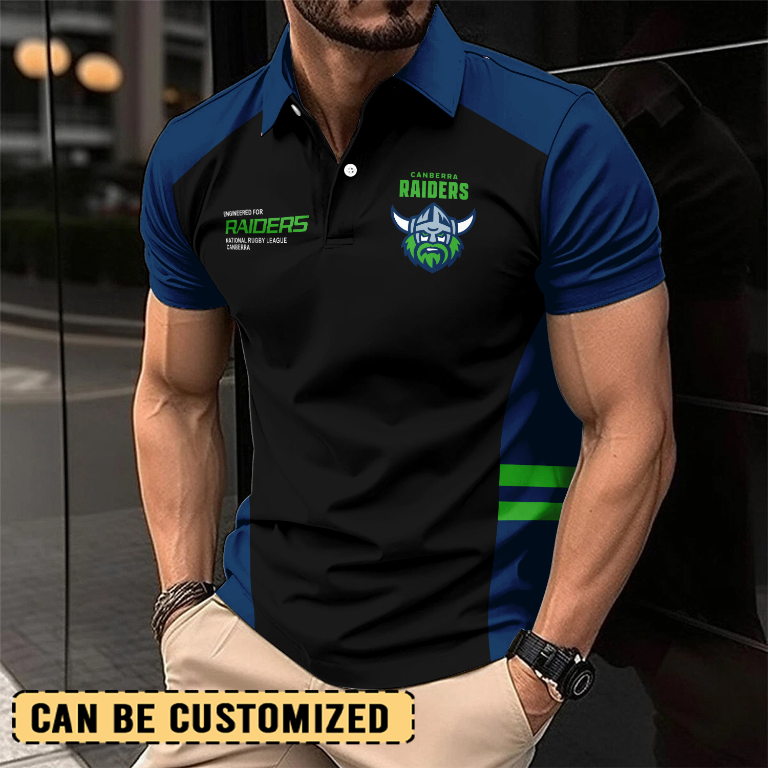 Auspiritmerch Canberra Raiders Personalized Polo Shirt Gift For Fans