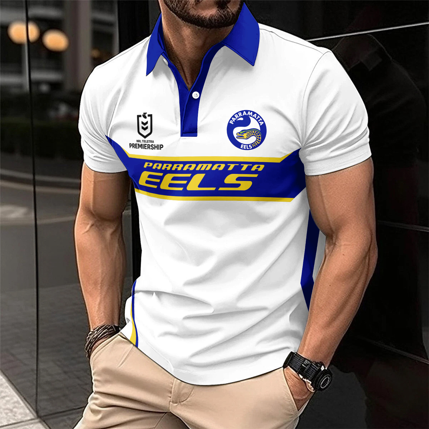 Auspiritmerch Parramatta Eels Personalized Polo Shirt Gift For Fans