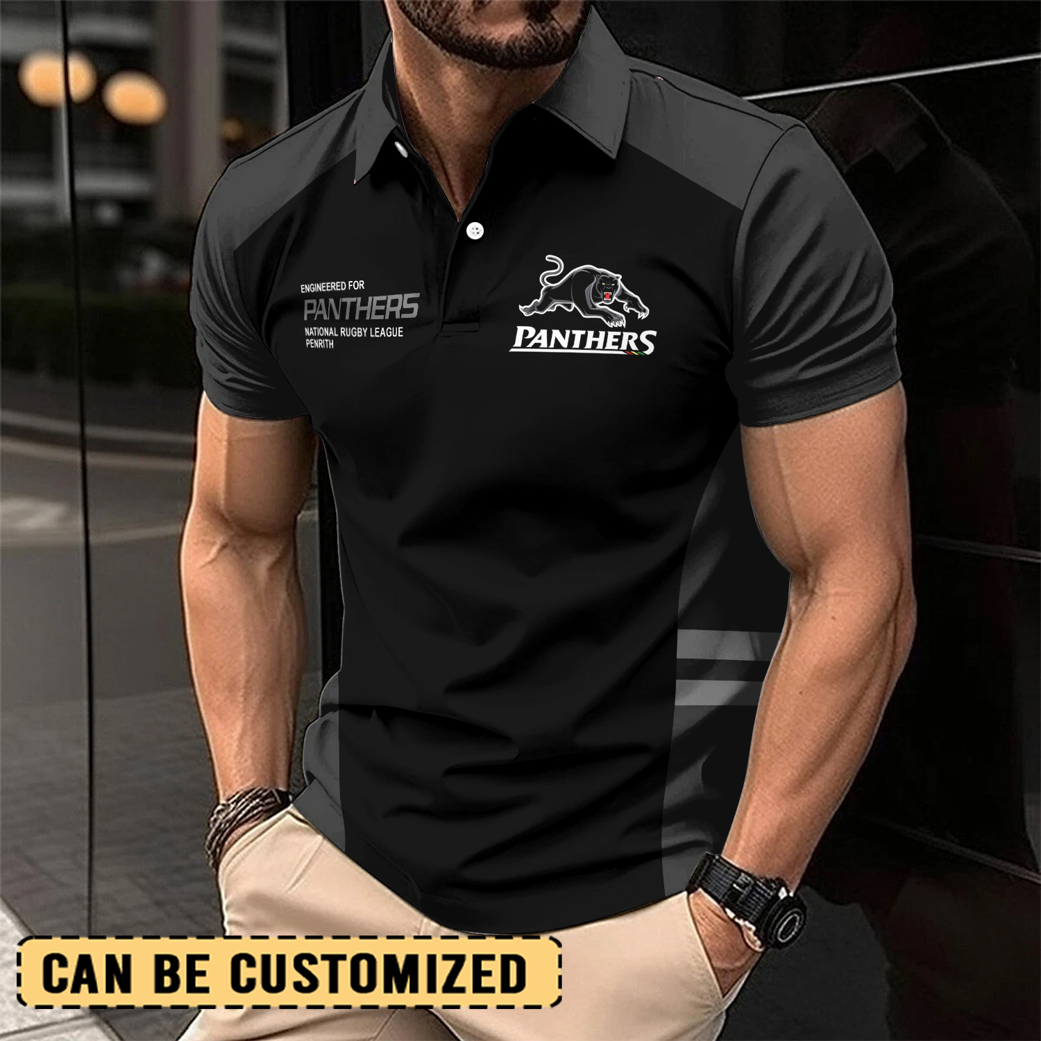 Auspiritmerch Penrith Panthers Personalized Polo Shirt Gift For Fans