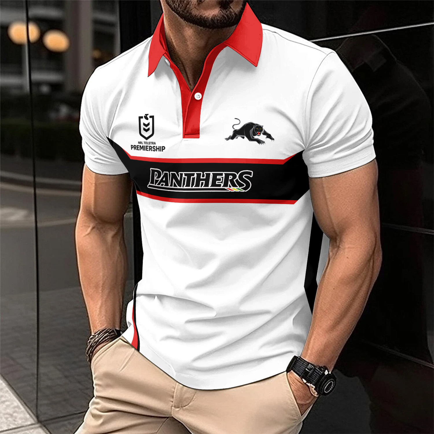 Auspiritmerch Penrith Panthers Personalized Polo Shirt Gift For Fans
