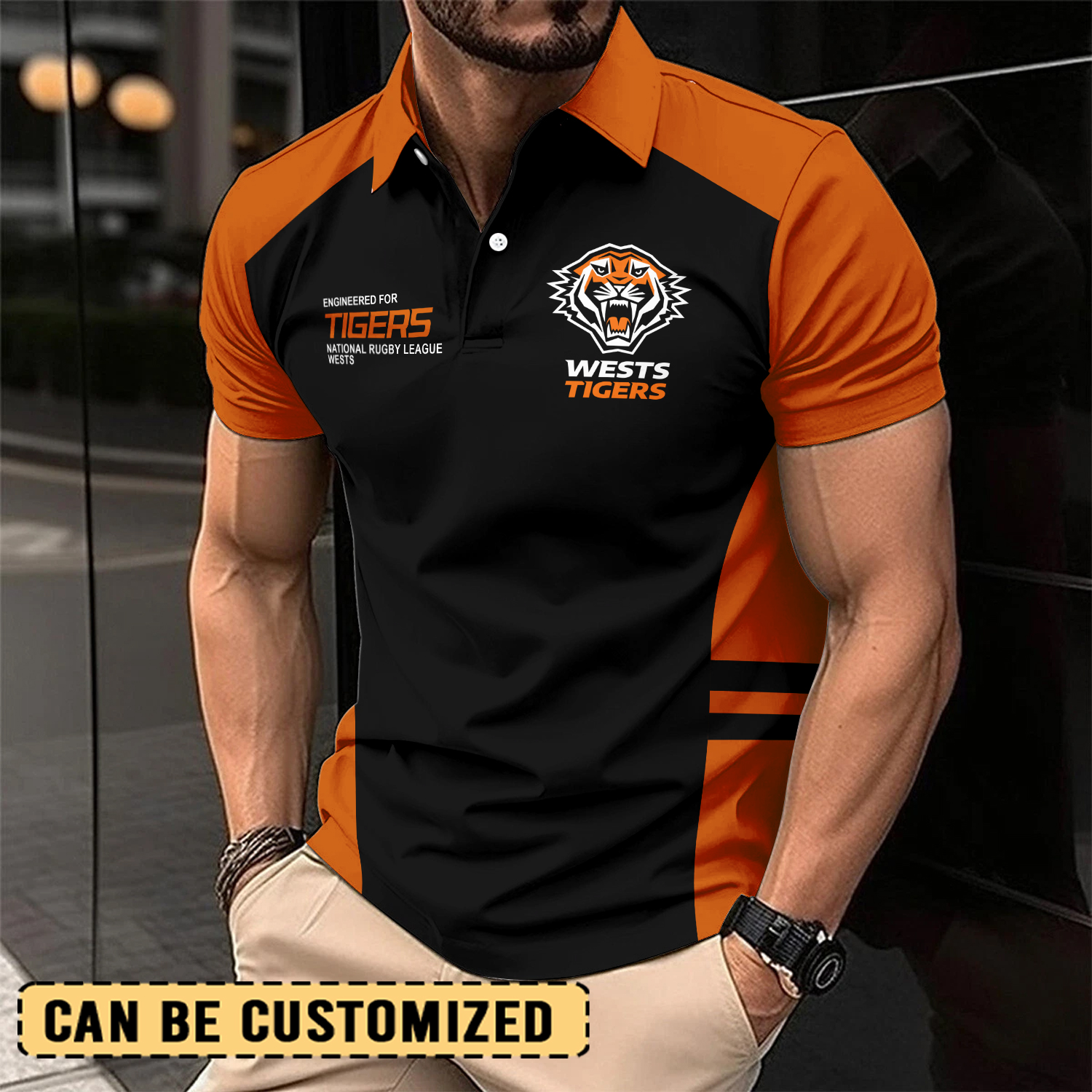 Auspiritmerch Wests Tigers Personalized Polo Shirt Gift For Fans