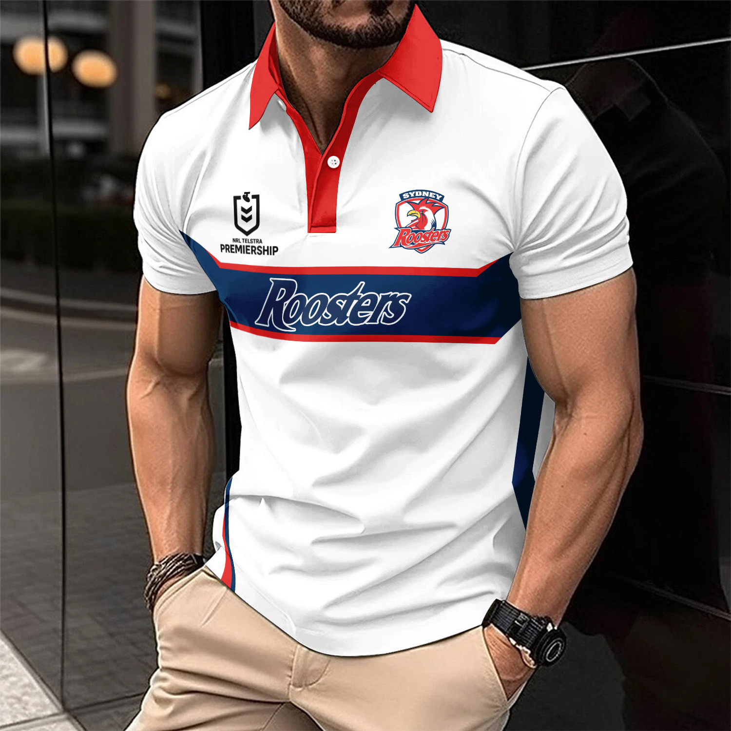 Auspiritmerch Sydney Roosters Personalized Polo Shirt Gift For Fans