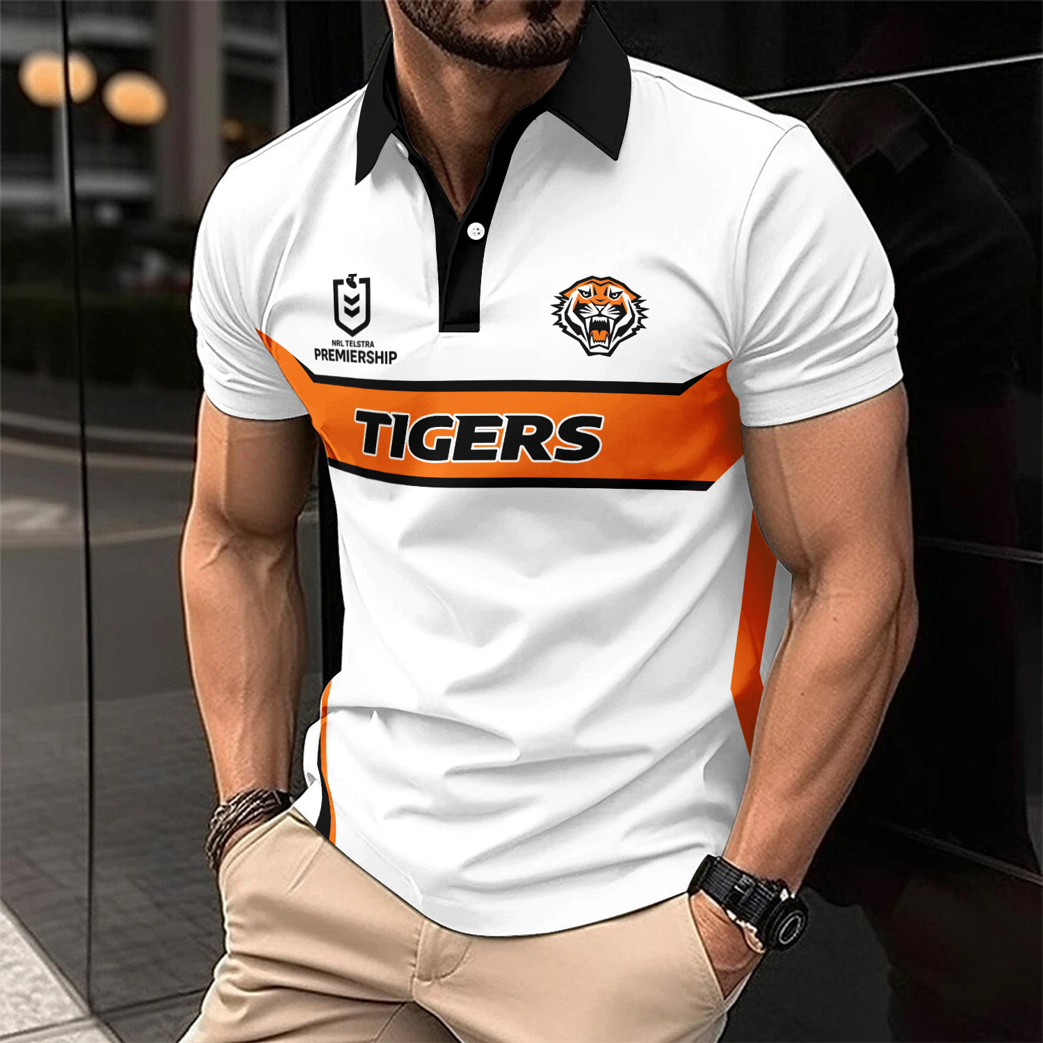 Auspiritmerch Wests Tigers Personalized Polo Shirt Gift For Fans