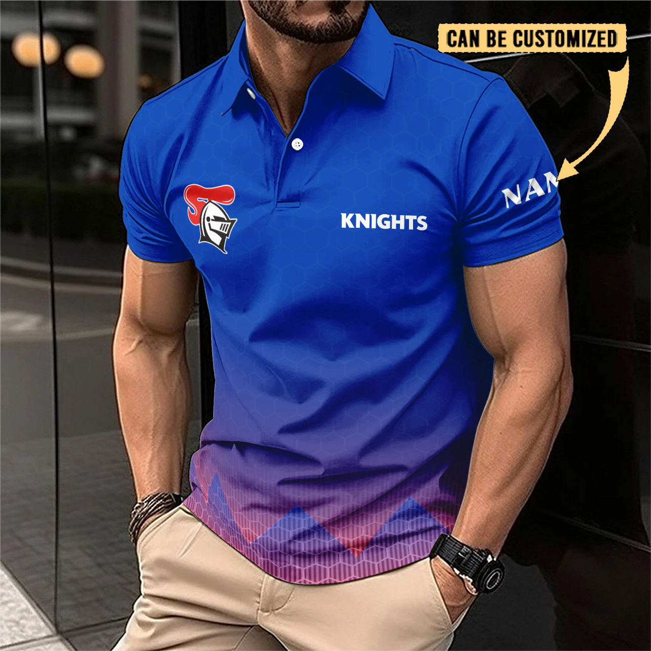 Auspiritmerch Newcastle Knights Personalized Polo Shirt Gift For Fans