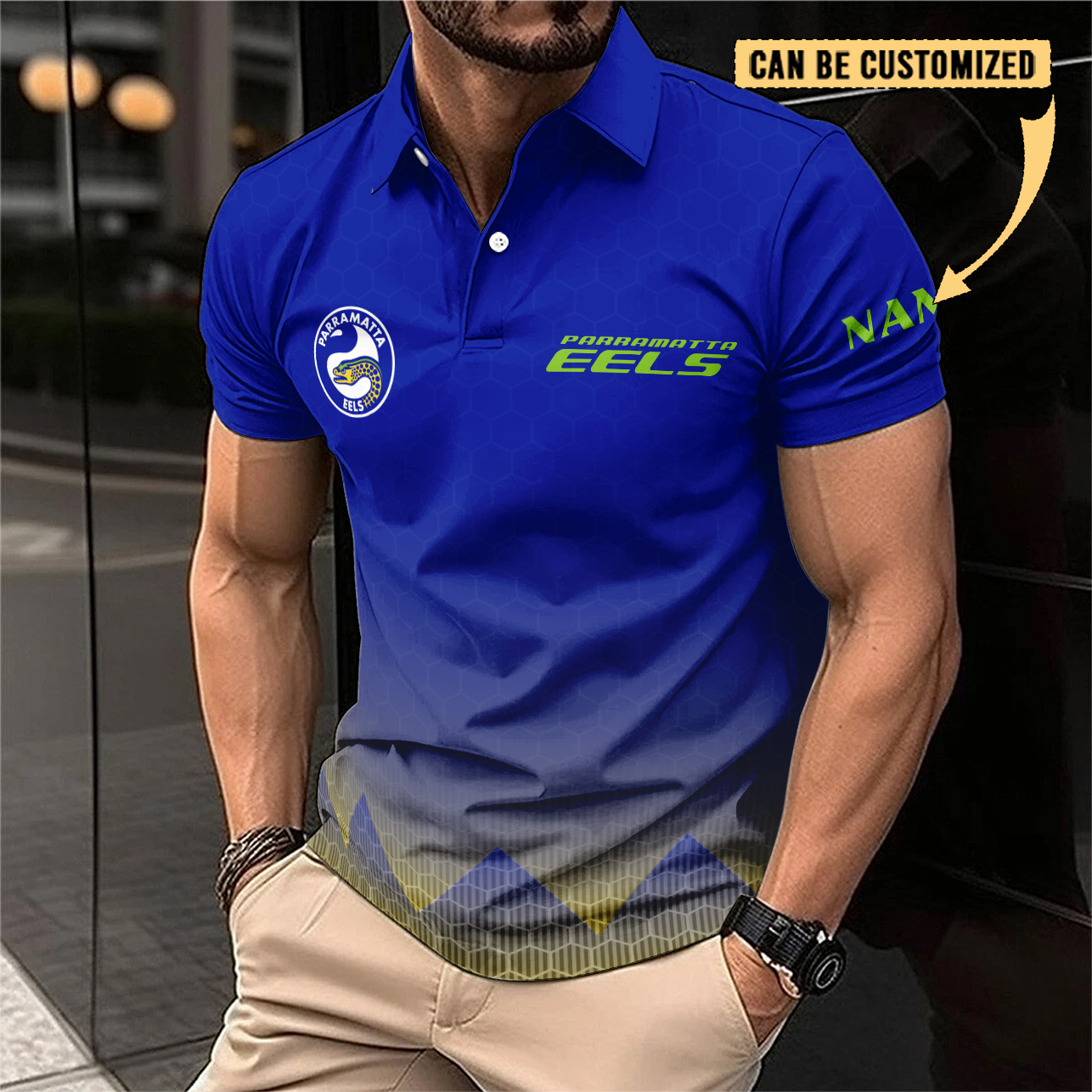 Auspiritmerch Parramatta Eels Personalized Polo Shirt Gift For Fans
