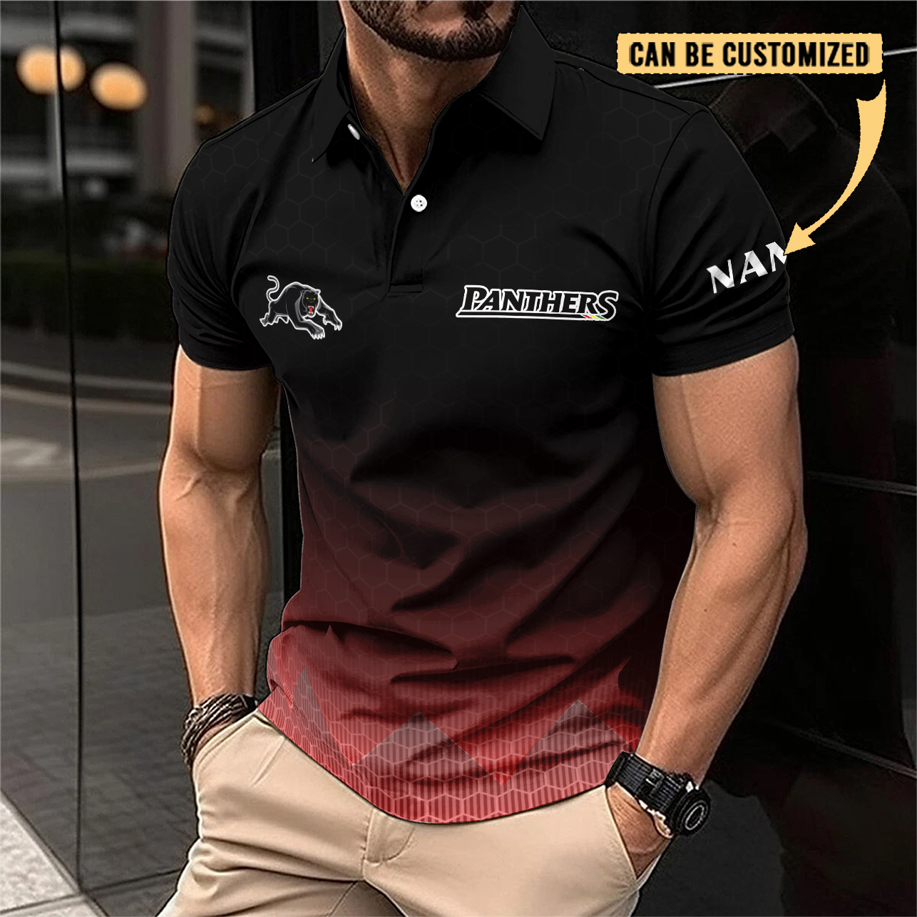 Auspiritmerch Penrith Panthers Personalized Polo Shirt Gift For Fans
