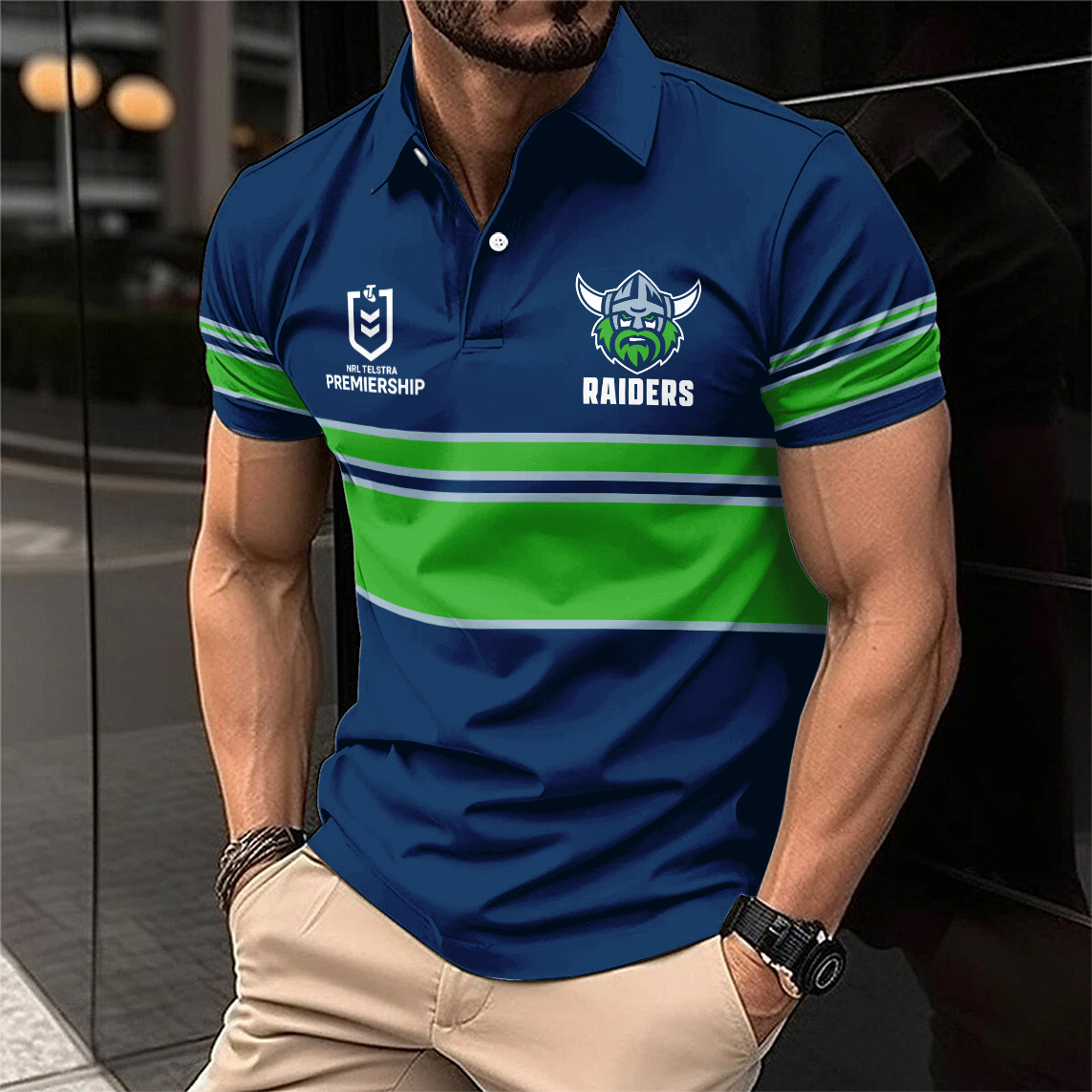 Auspiritmerch Canberra Raiders Personalized Polo Shirt Gift For Fans