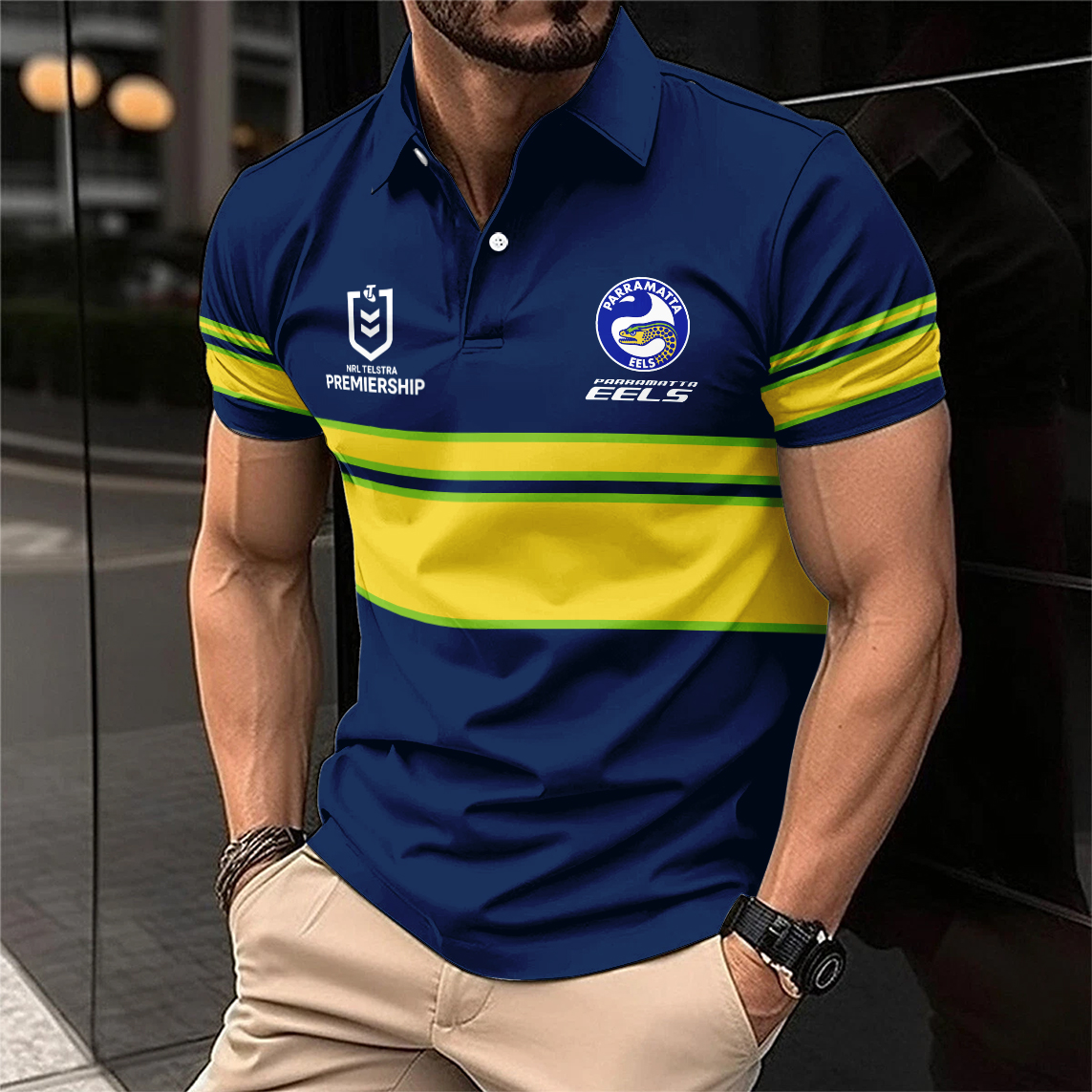 Auspiritmerch Parramatta Eels Personalized Polo Shirt Gift For Fans