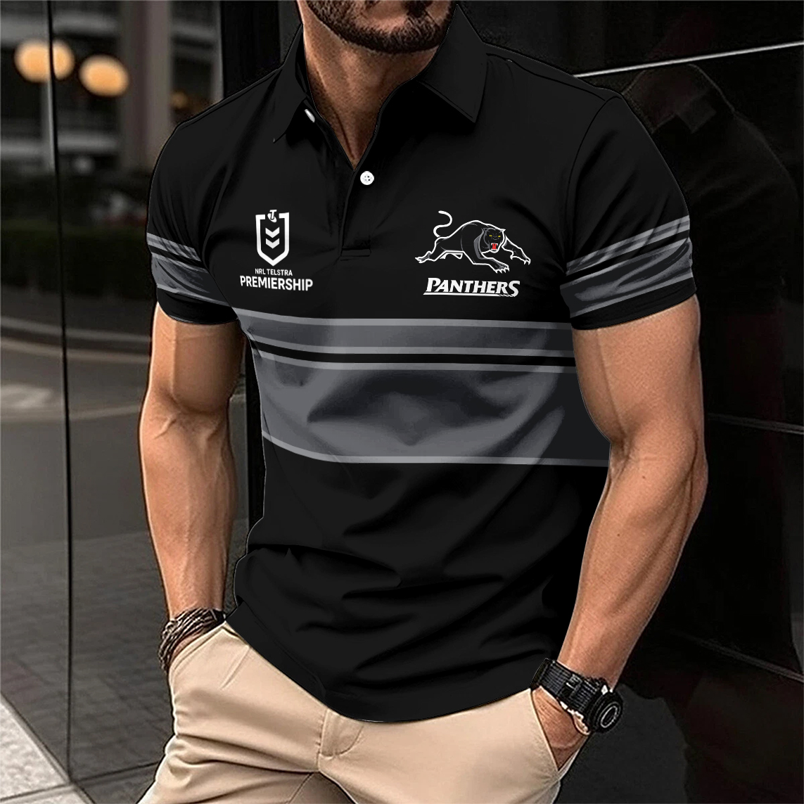 Auspiritmerch Penrith Panthers Personalized Polo Shirt Gift For Fans