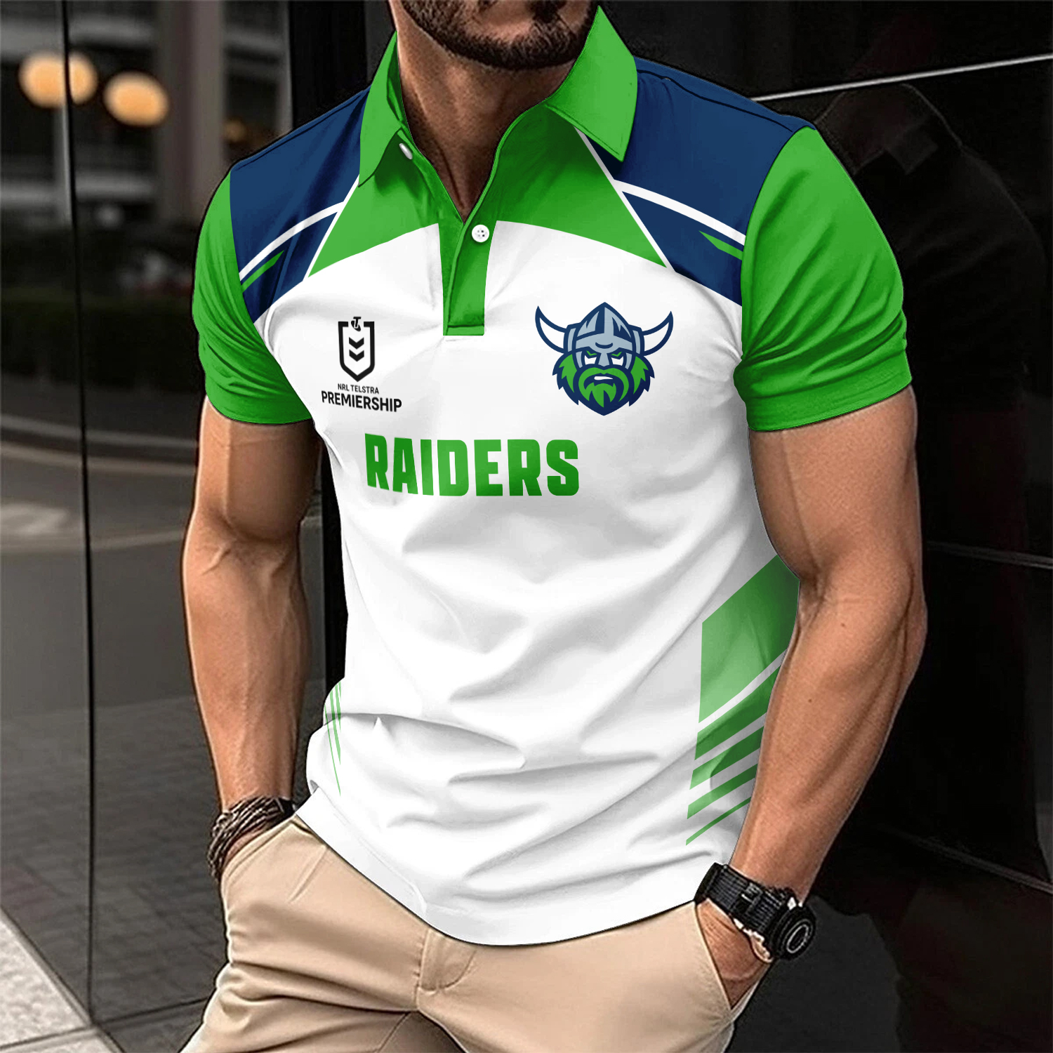 Auspiritmerch Canberra Raiders Personalized Polo Shirt Gift For Fans