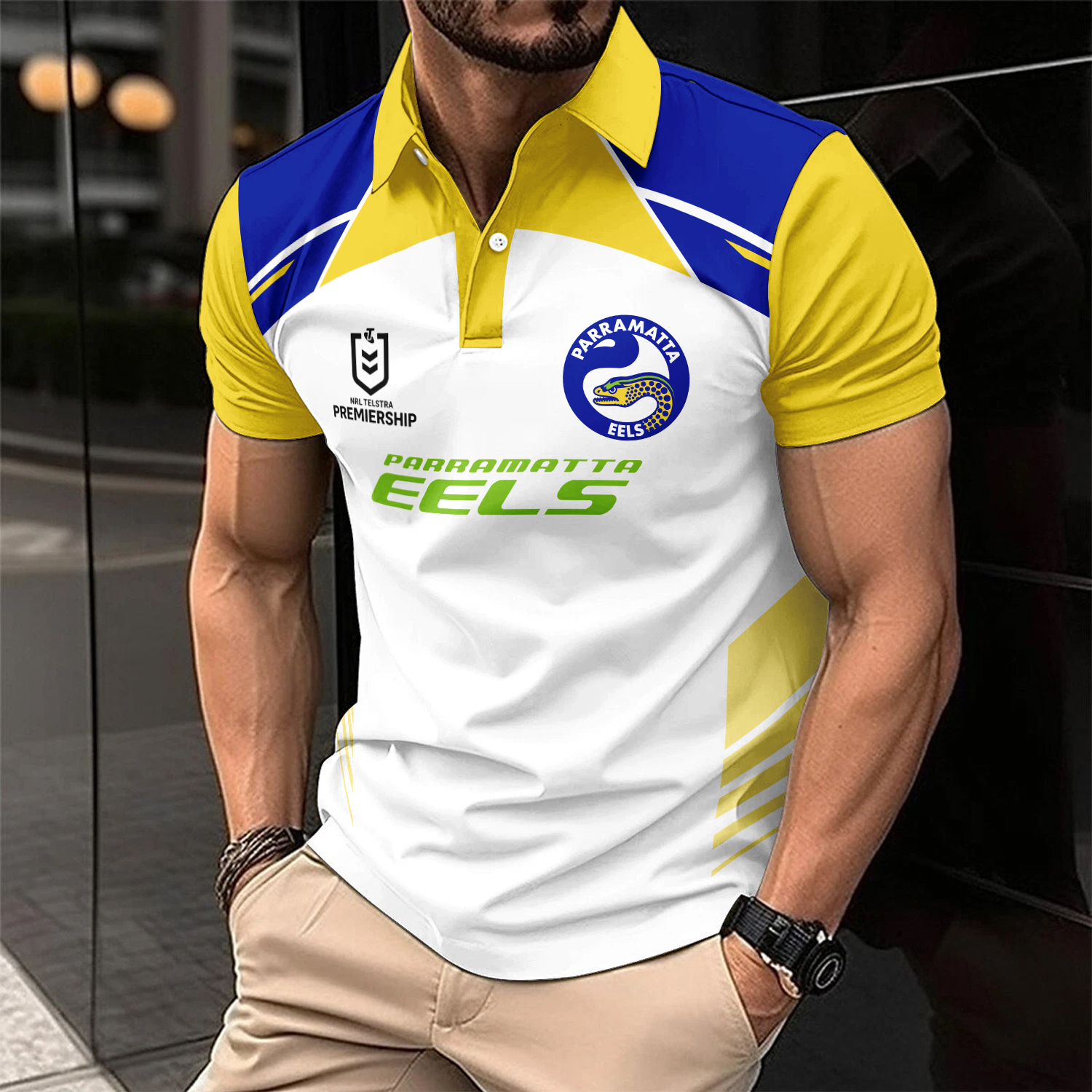 Auspiritmerch Parramatta Eels Personalized Polo Shirt Gift For Fans