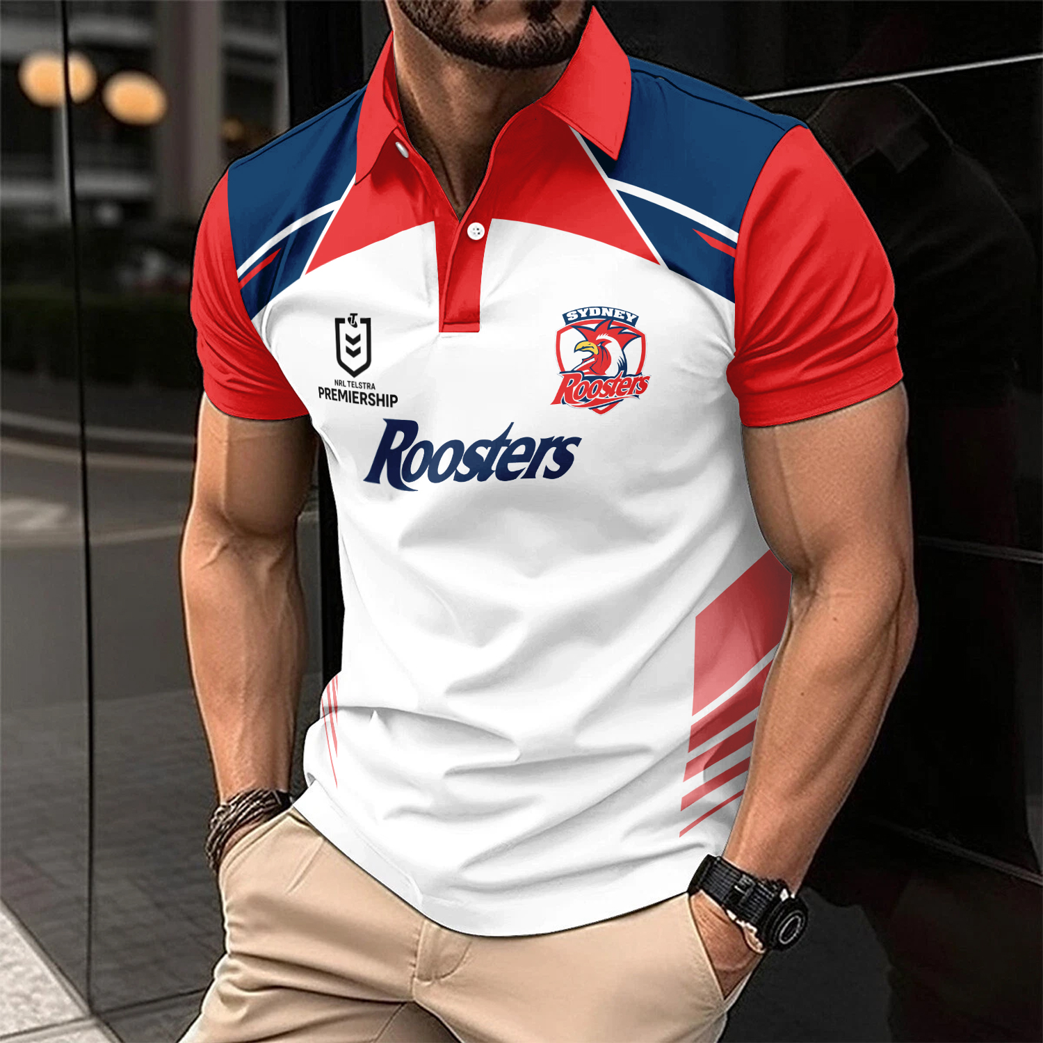 Auspiritmerch Sydney Roosters Personalized Polo Shirt Gift For Fans