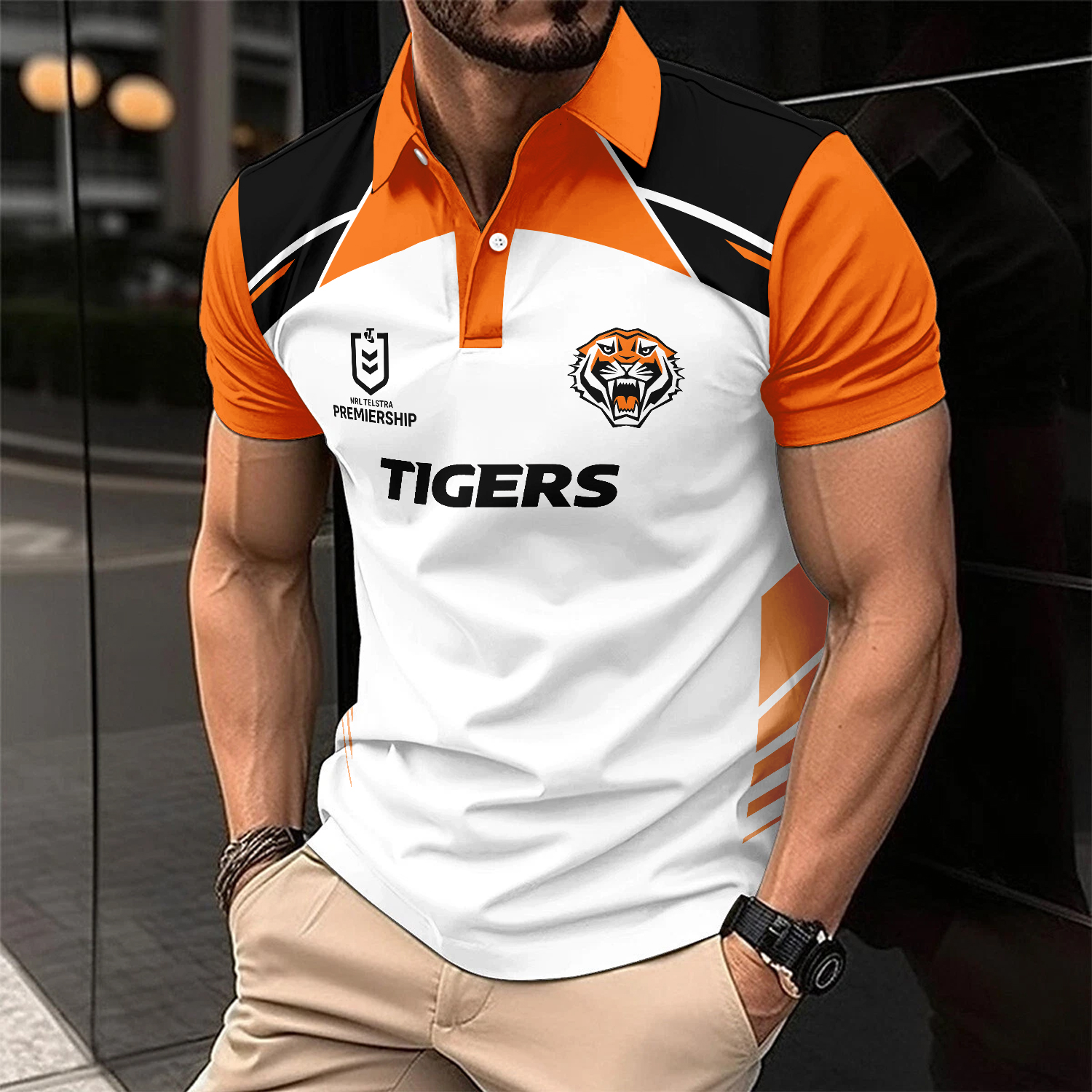 Auspiritmerch Wests Tigers Personalized Polo Shirt Gift For Fans