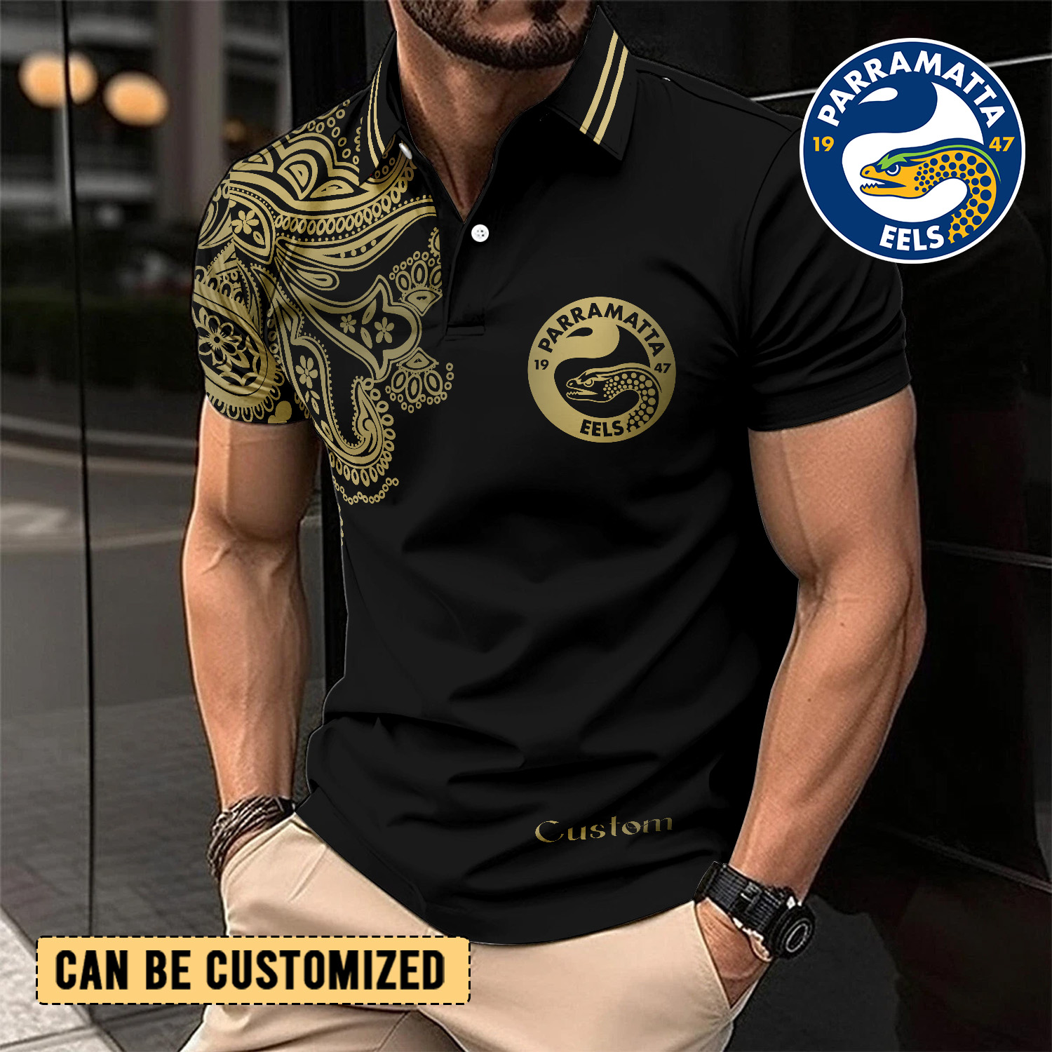 Auspiritmerch Parramatta Eels Personalized Polo Shirt Gift For Fans