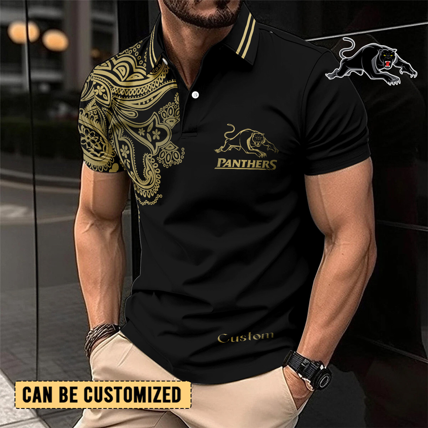 Auspiritmerch Penrith Panthers Personalized Polo Shirt Gift For Fans
