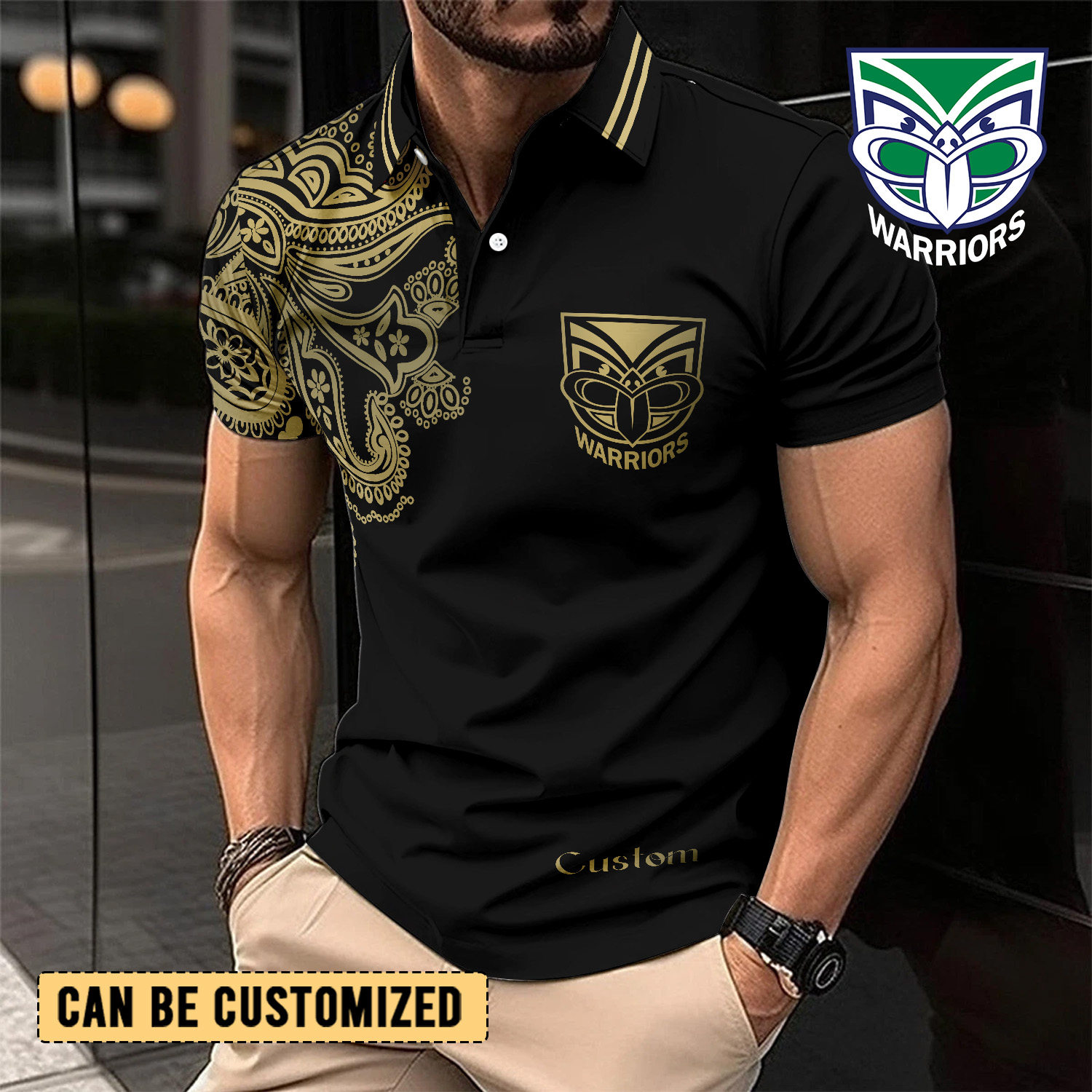 Auspiritmerch New Zealand Warriors Personalized Polo Shirt Gift For Fans