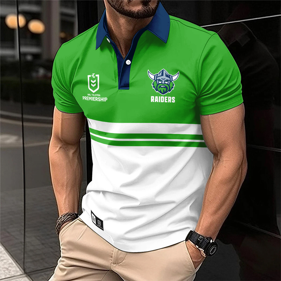 Auspiritmerch Canberra Raiders Personalized Polo Shirt Gift For Fans