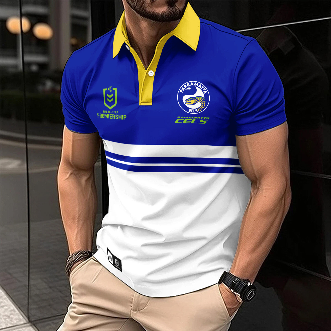 Auspiritmerch Parramatta Eels Personalized Polo Shirt Gift For Fans