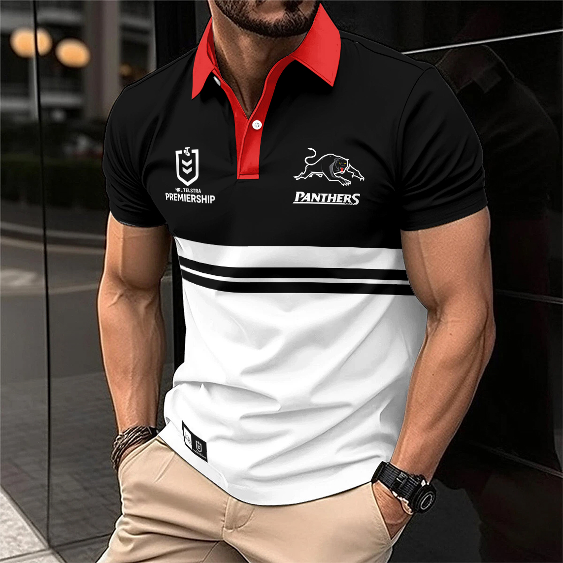 Auspiritmerch Penrith Panthers Personalized Polo Shirt Gift For Fans