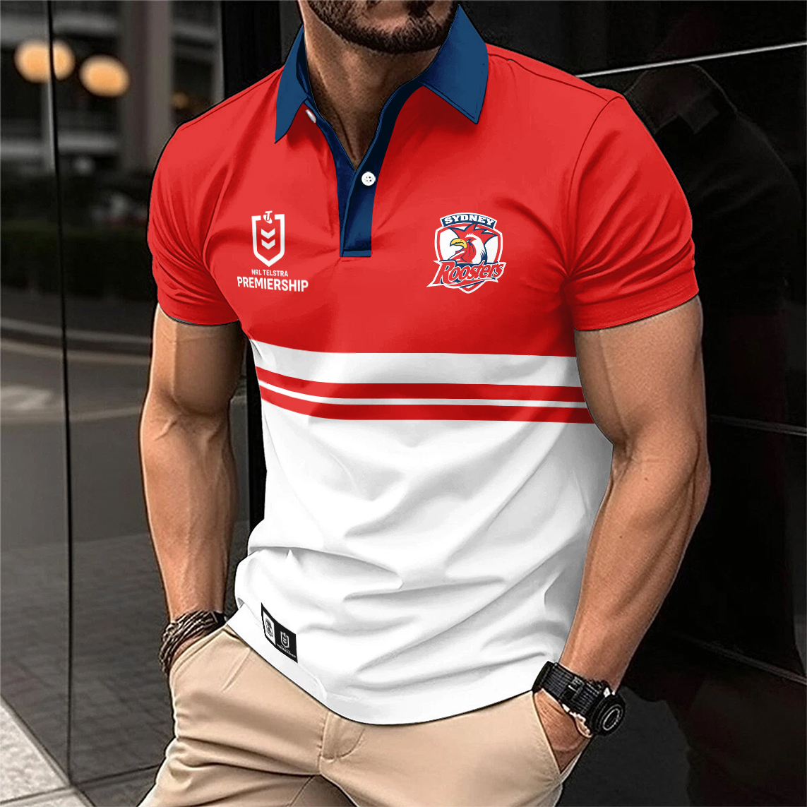 Auspiritmerch Sydney Roosters Personalized Polo Shirt Gift For Fans