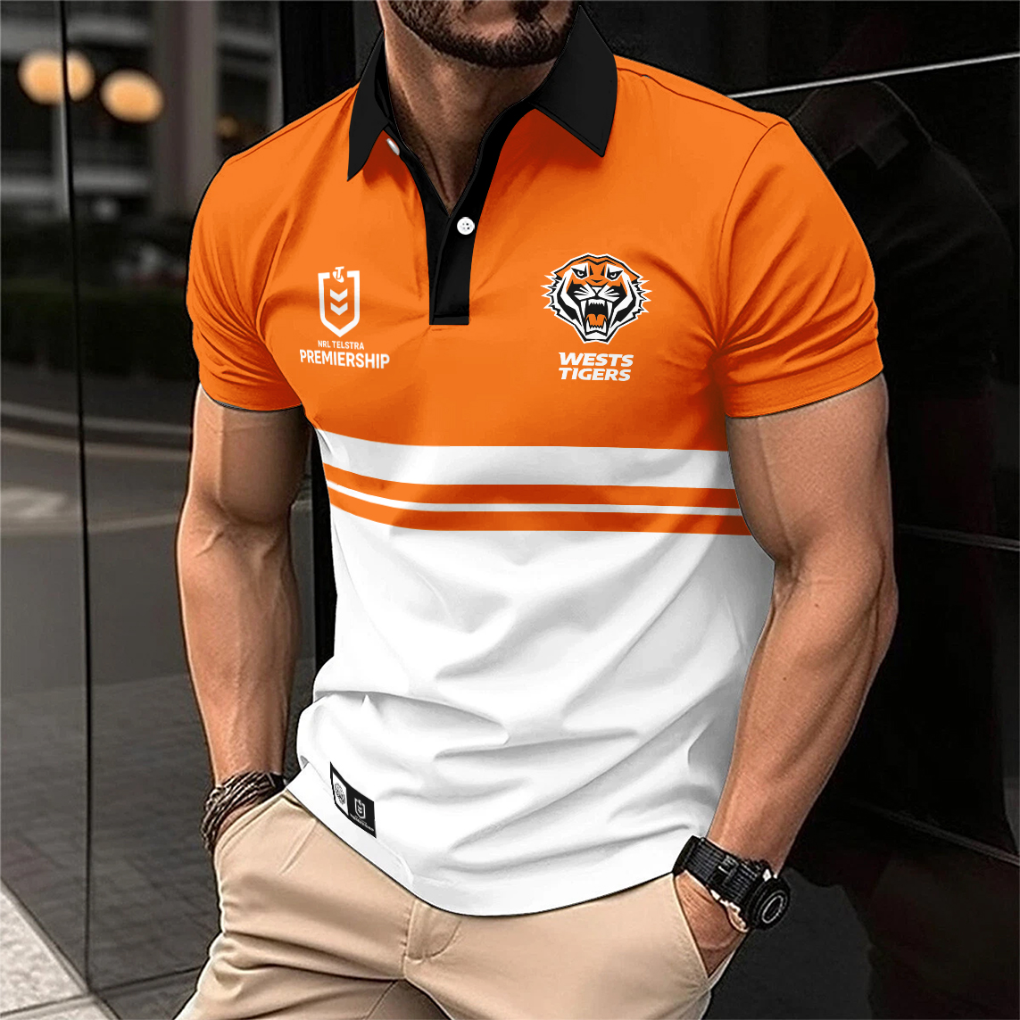 Auspiritmerch Wests Tigers Personalized Polo Shirt Gift For Fans