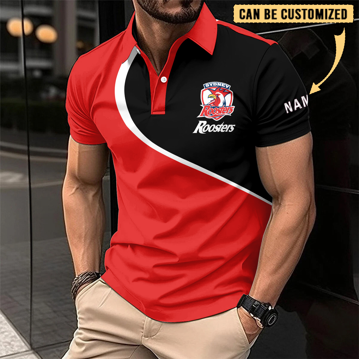 Auspiritmerch Sydney Roosters Personalized Polo Shirt Gift For Fans