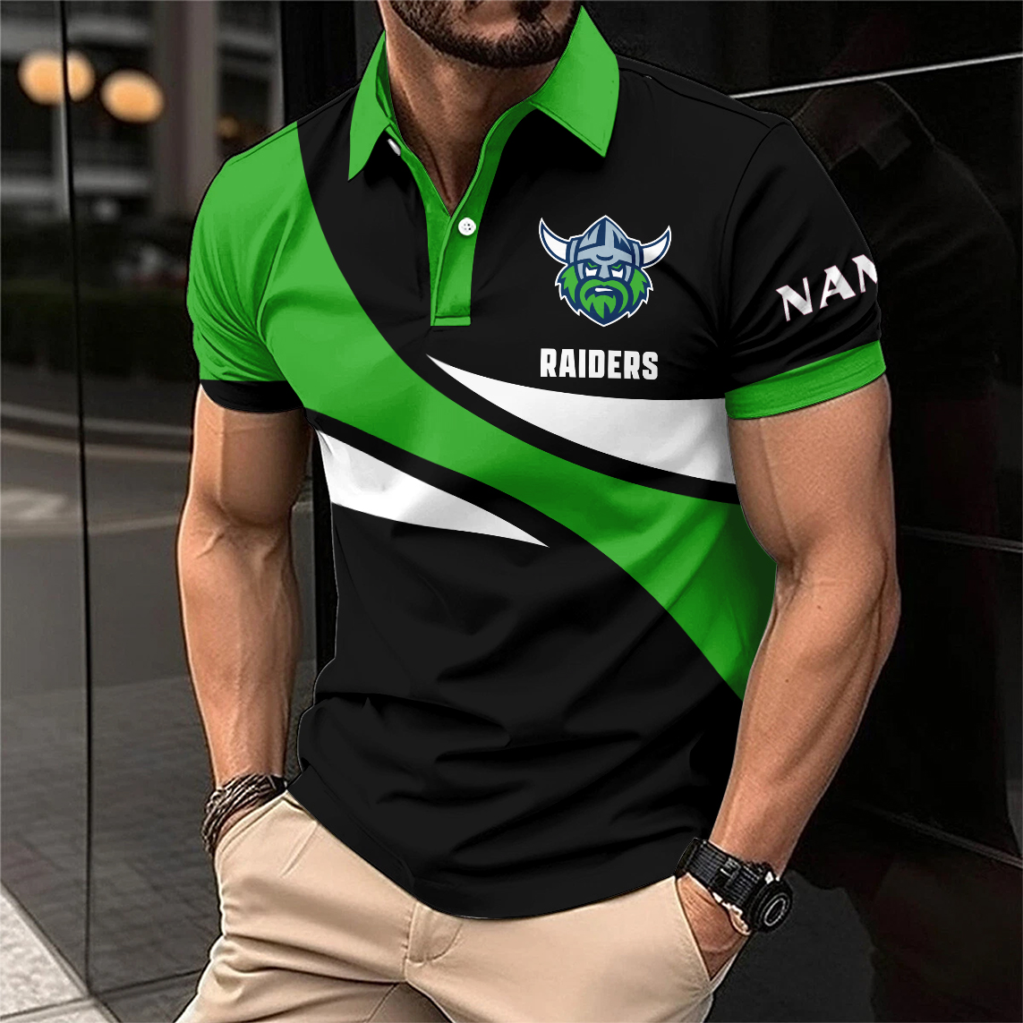 Auspiritmerch Canberra Raiders Personalized Polo Shirt Gift For Fans
