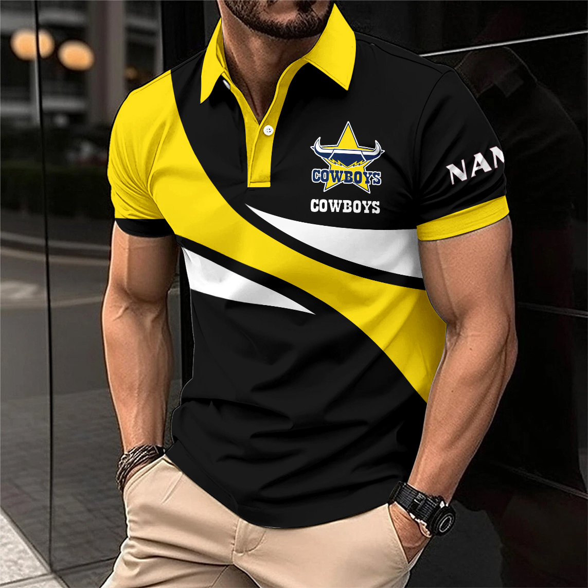 Auspiritmerch North Queensland Cowboys Personalized Polo Shirt Gift For Fans