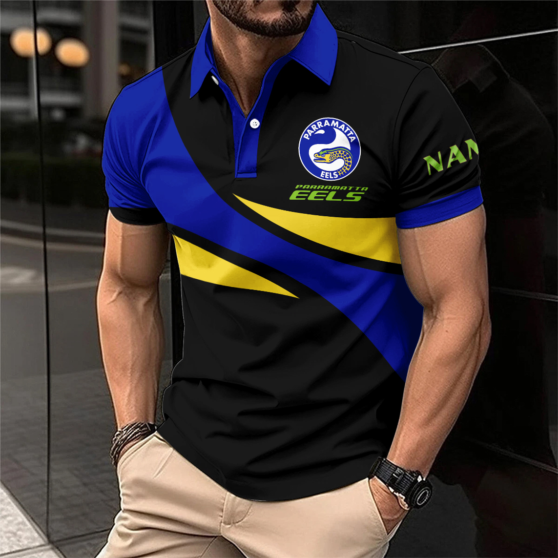 Auspiritmerch Parramatta Eels Personalized Polo Shirt Gift For Fans