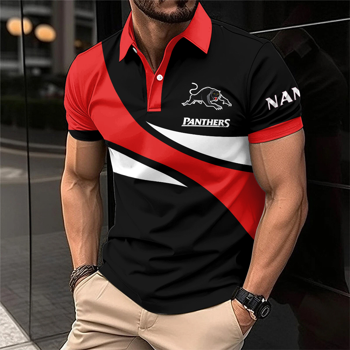Auspiritmerch Penrith Panthers Personalized Polo Shirt Gift For Fans
