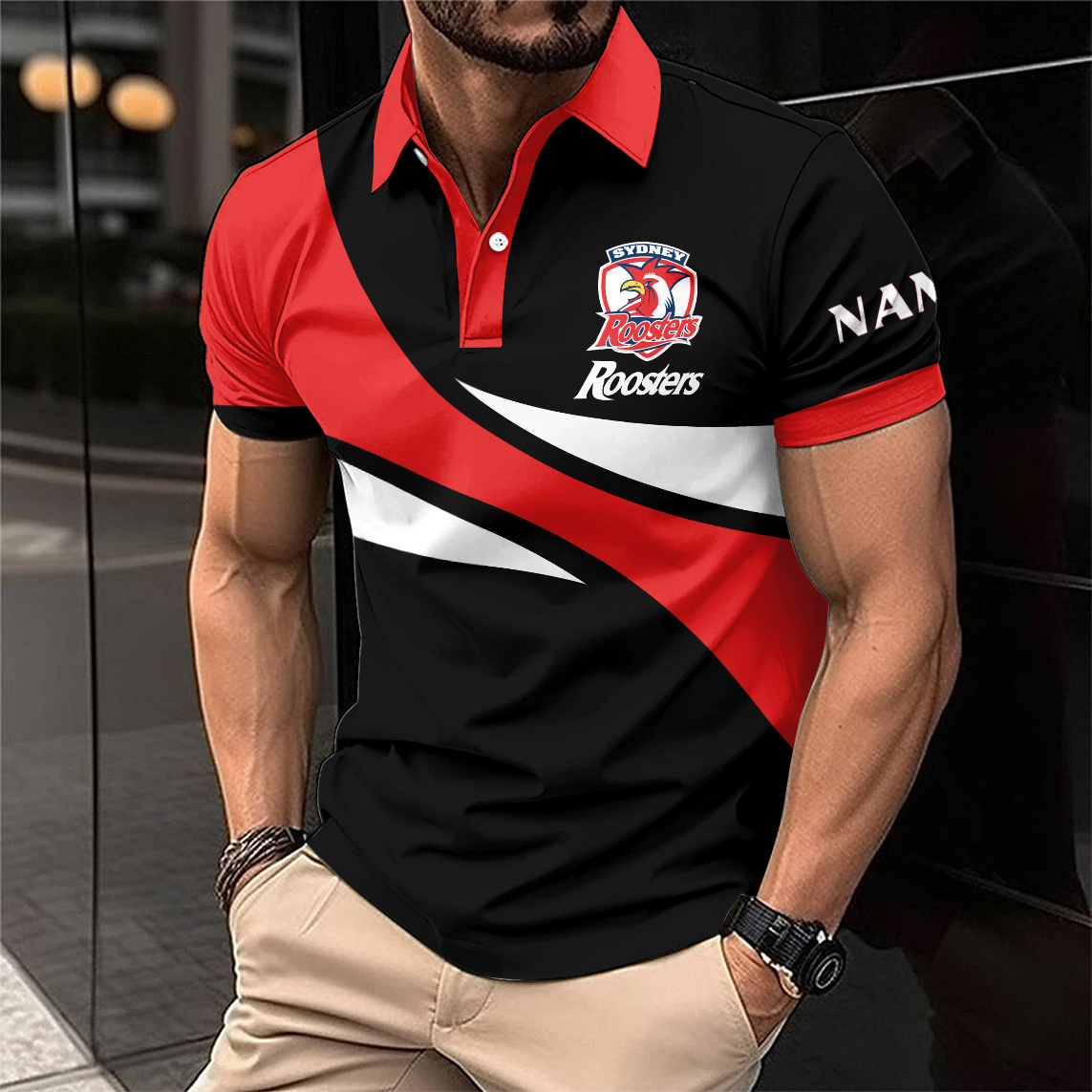 Auspiritmerch Sydney Roosters Personalized Polo Shirt Gift For Fans