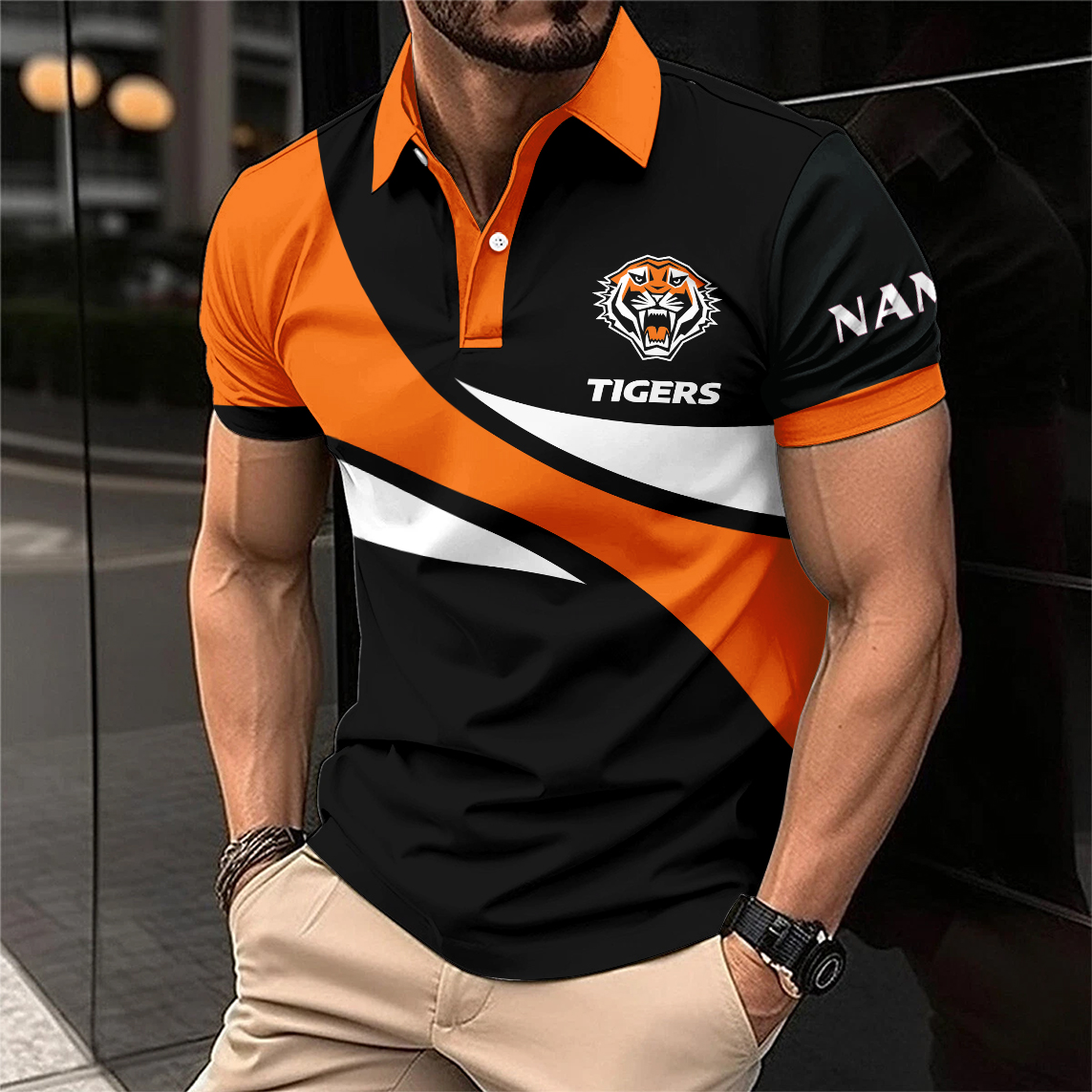 Auspiritmerch Wests Tigers Personalized Polo Shirt Gift For Fans