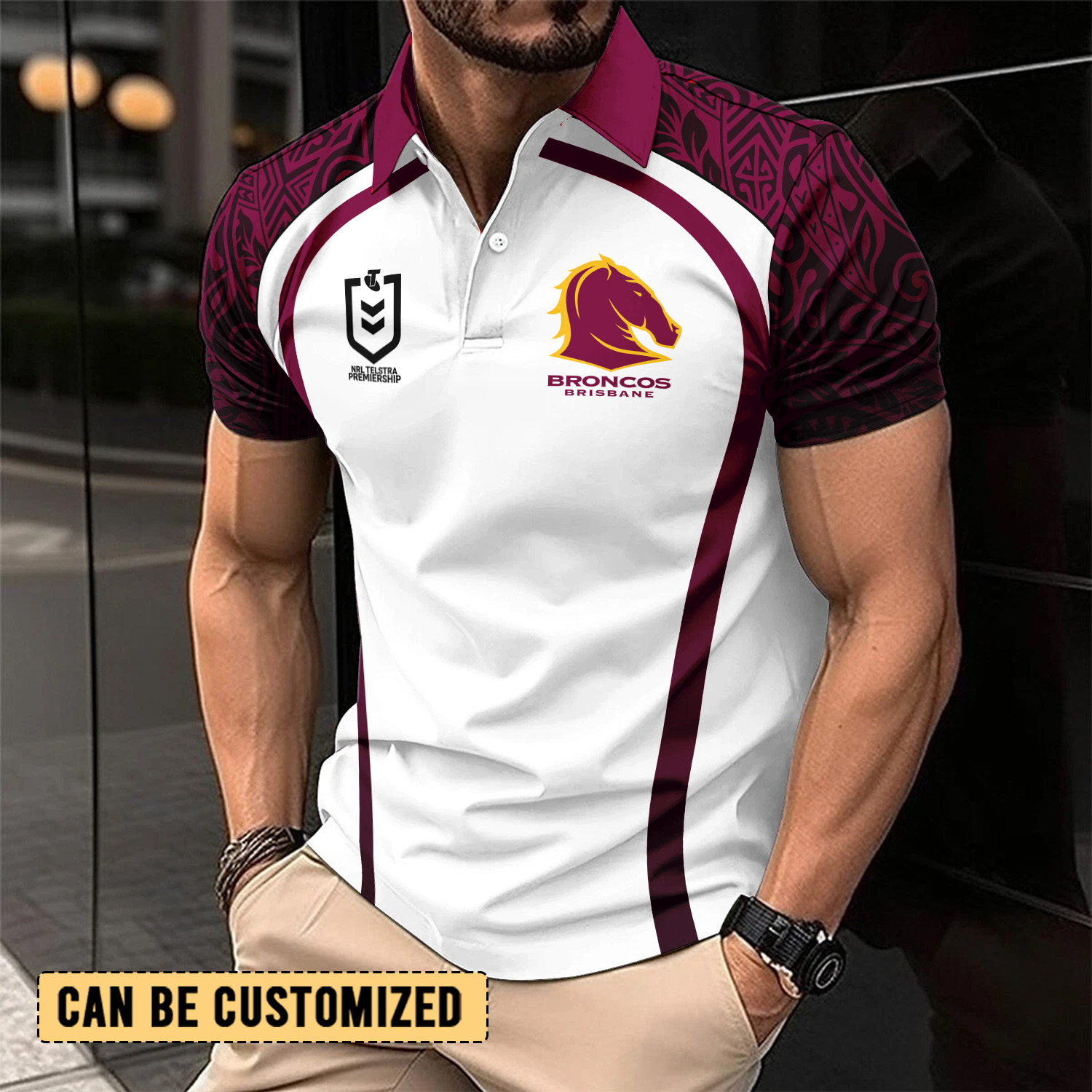 Auspiritmerch Brisbane Broncos Personalized Polo Shirt Gift For Fans