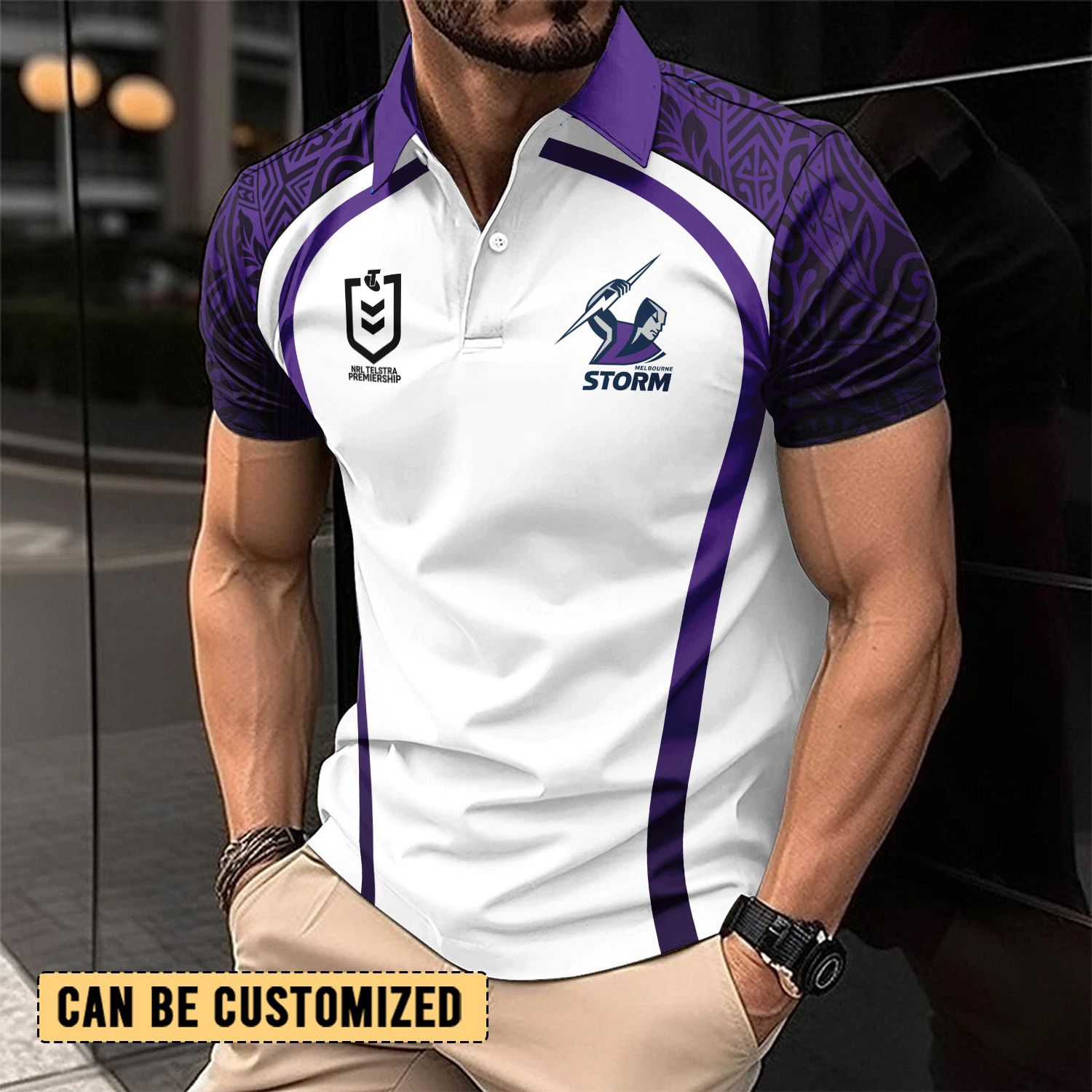 Auspiritmerch Melbourne Storm Personalized Polo Shirt Gift For Fans