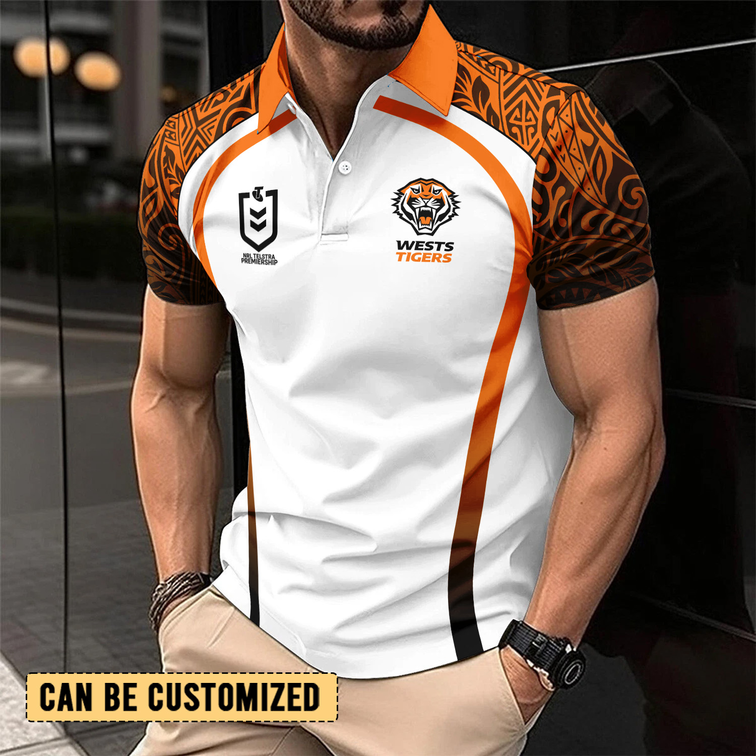 Auspiritmerch Wests Tigers Personalized Polo Shirt Gift For Fans