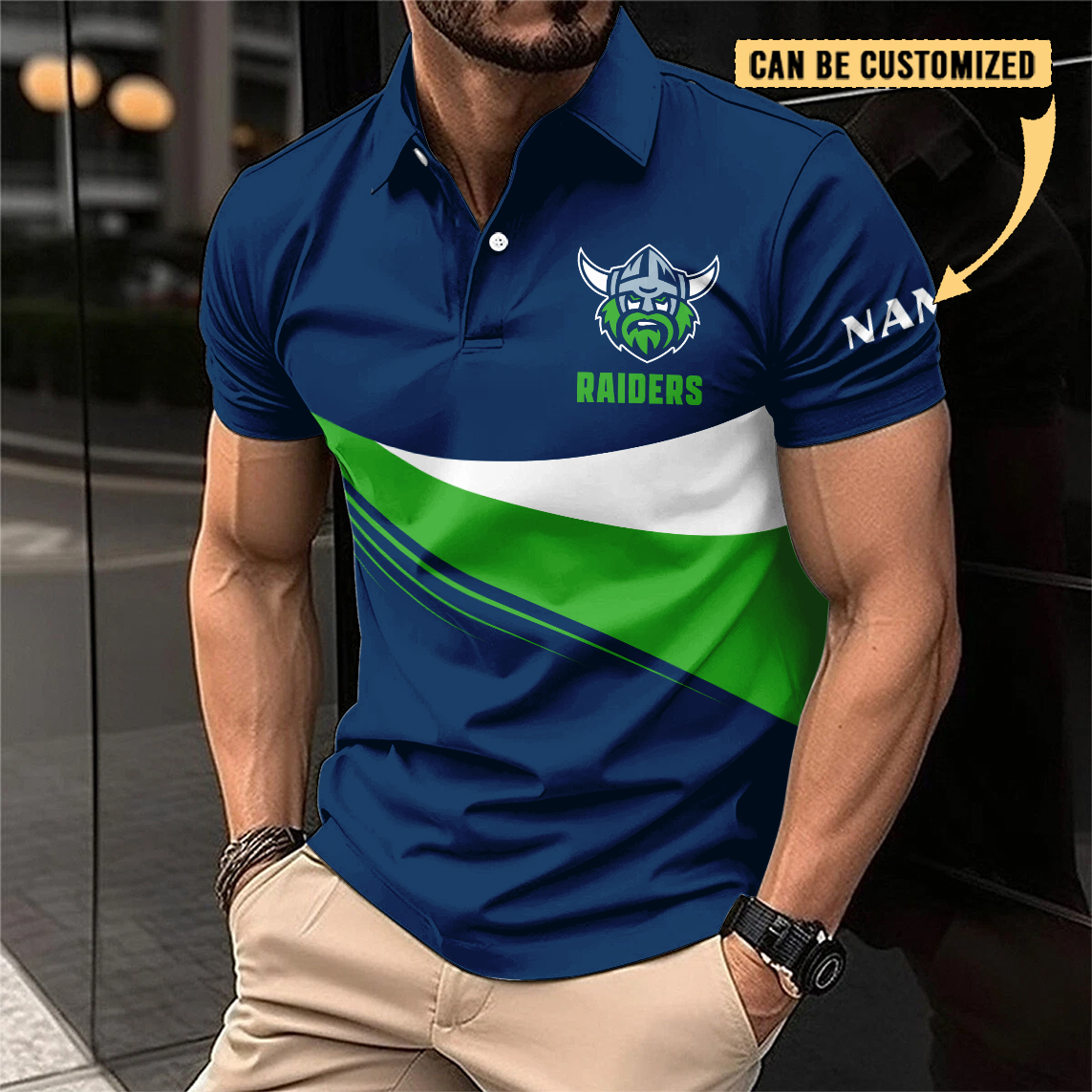 Auspiritmerch Canberra Raiders Personalized Polo Shirt Gift For Fans