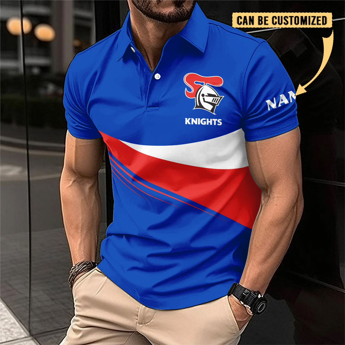 Auspiritmerch Newcastle Knights Personalized Polo Shirt Gift For Fans