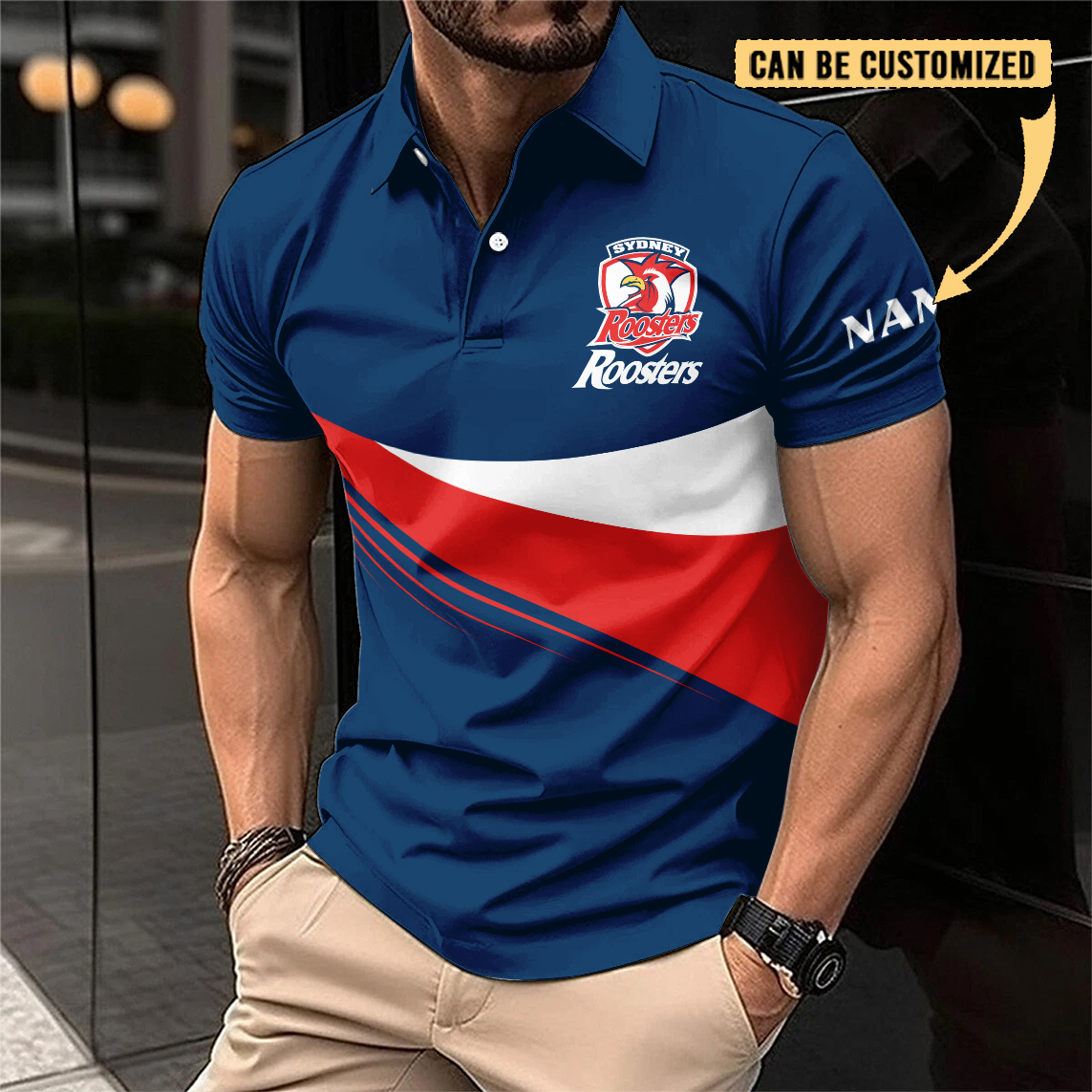 Auspiritmerch Sydney Roosters Personalized Polo Shirt Gift For Fans