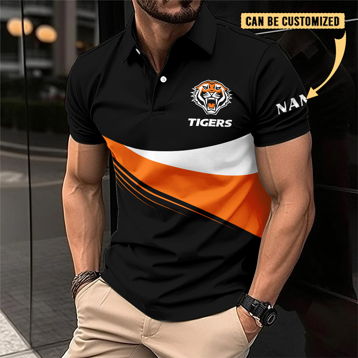 Auspiritmerch Wests Tigers Personalized Polo Shirt Gift For Fans