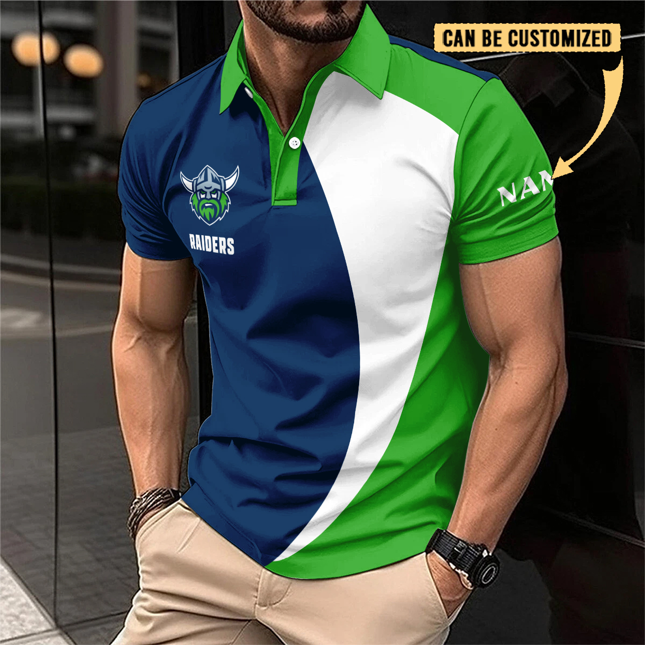 Auspiritmerch Canberra Raiders Personalized Polo Shirt Gift For Fans